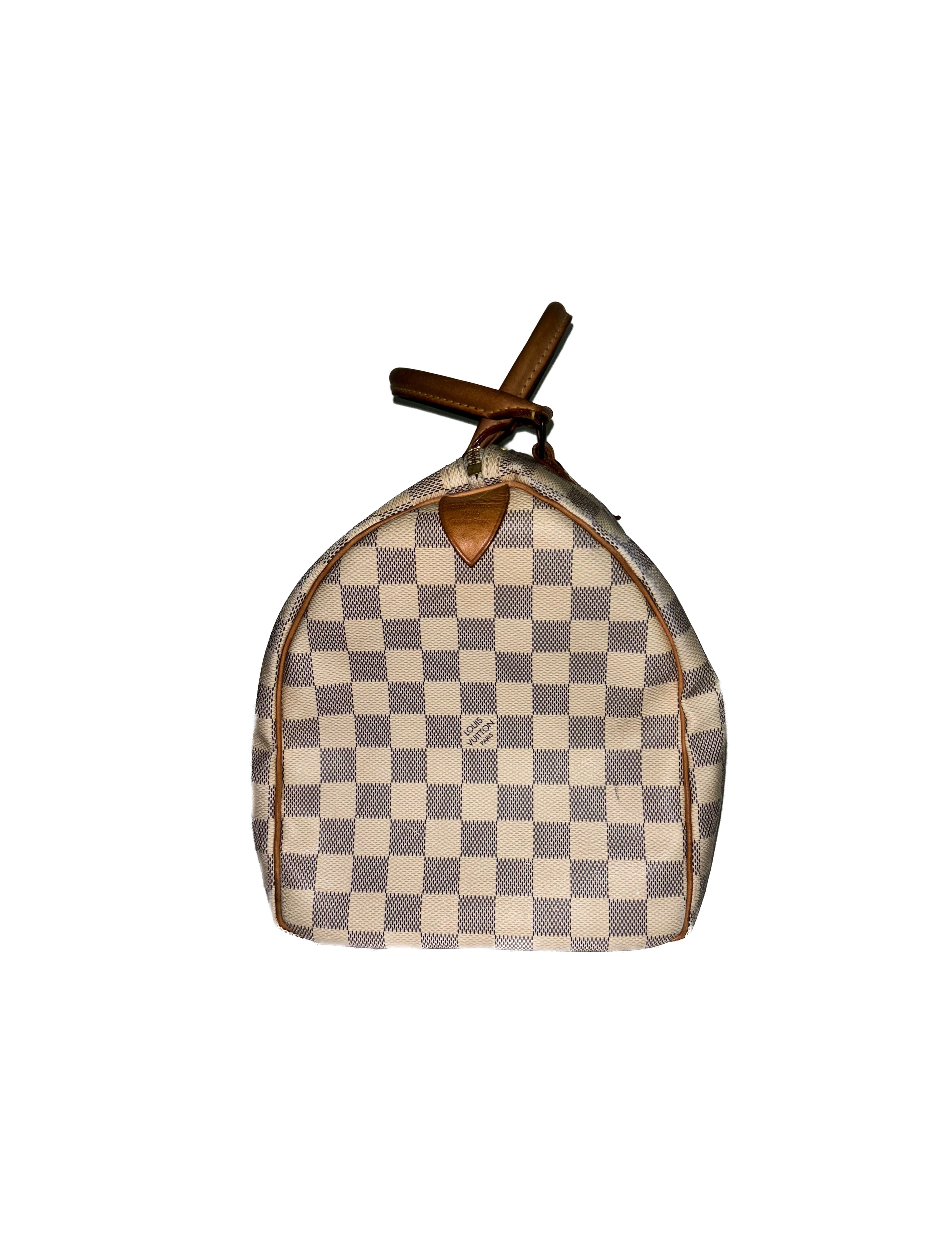 Sac à main Speedy 35 damier azur Louis Vuitton
