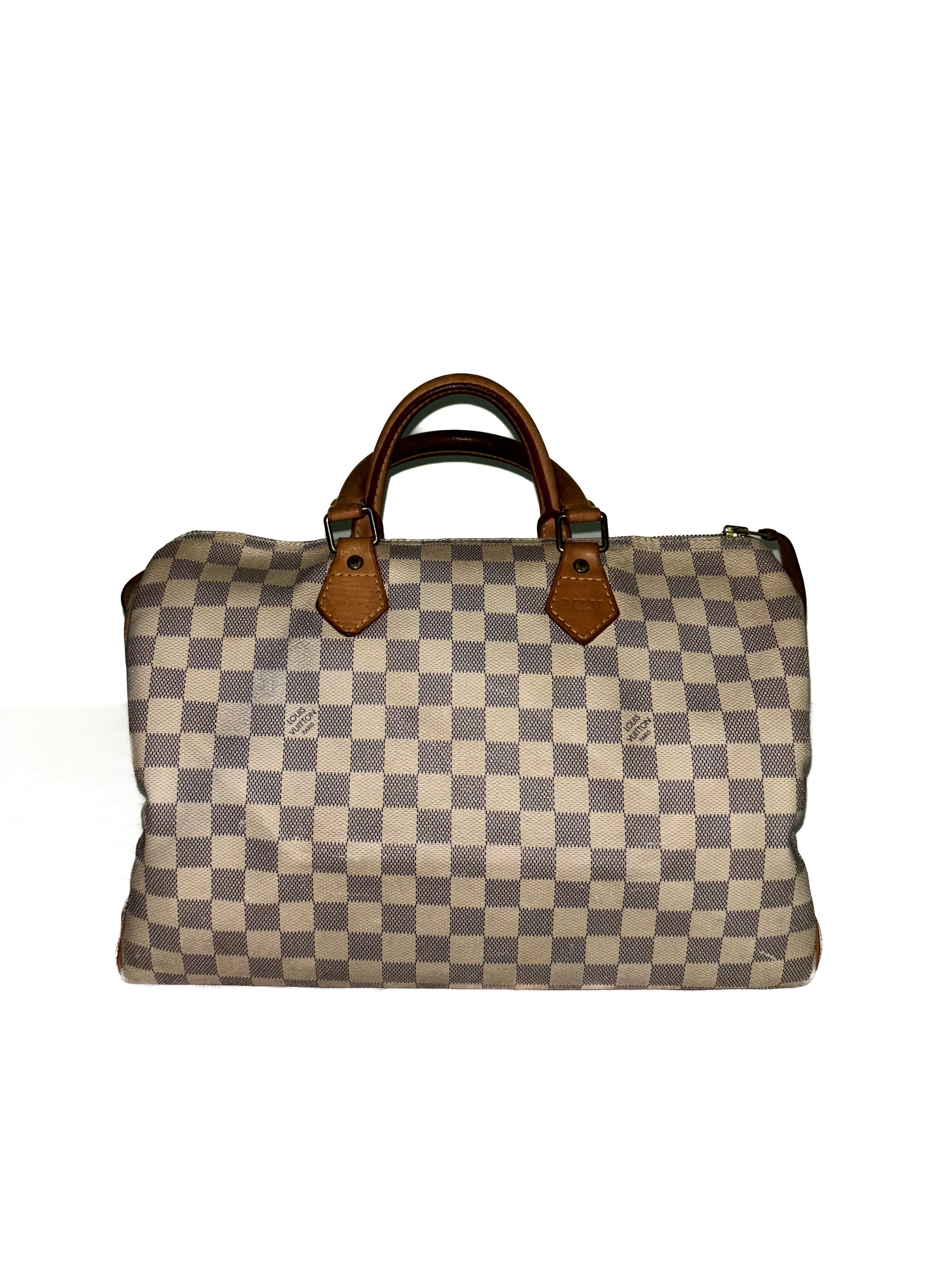 Sac à main Speedy 35 damier azur Louis Vuitton