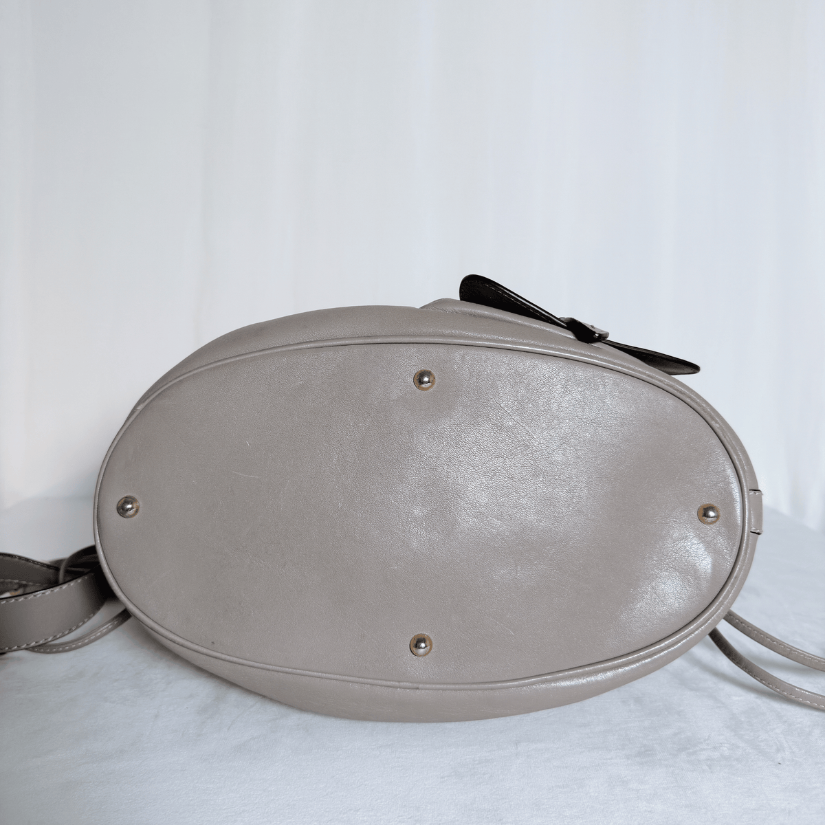 LANCEL - PREMIER FLIRT M - CUIR LISSE GRIS