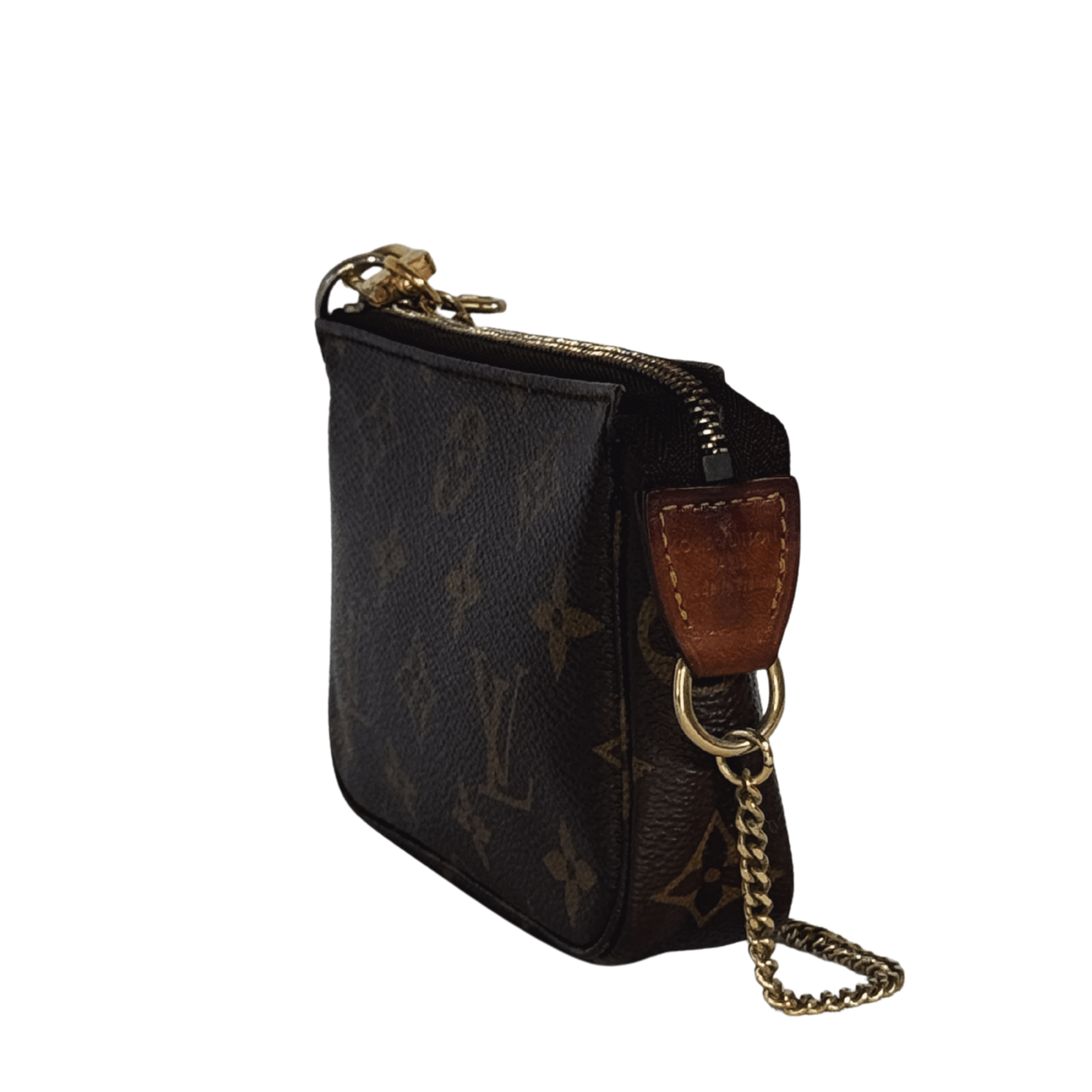 Mini Pochette Accessoires Vintage – Toile Monogramme - La Belle Boutique