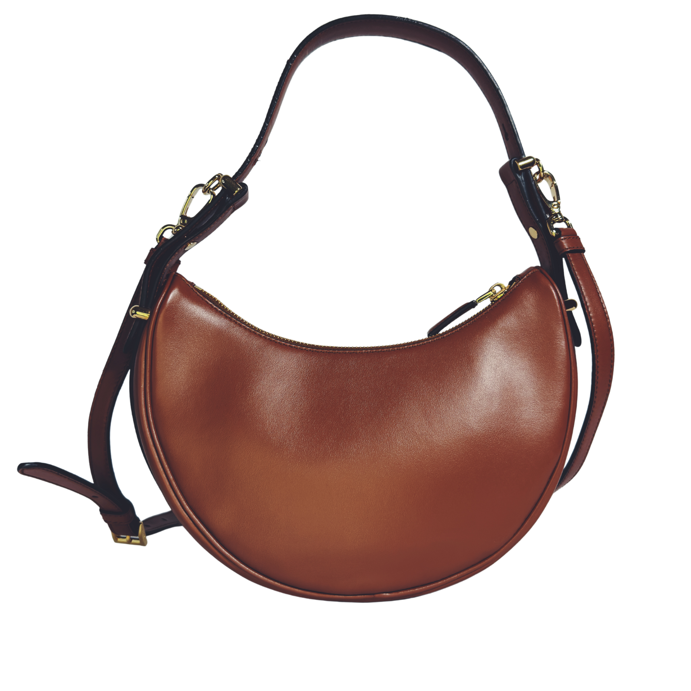 Sac Prada Arqué – Cuir cognac