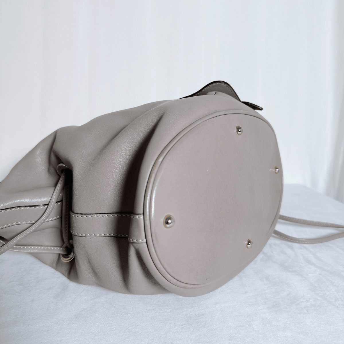 LANCEL - PREMIER FLIRT M - CUIR LISSE GRIS