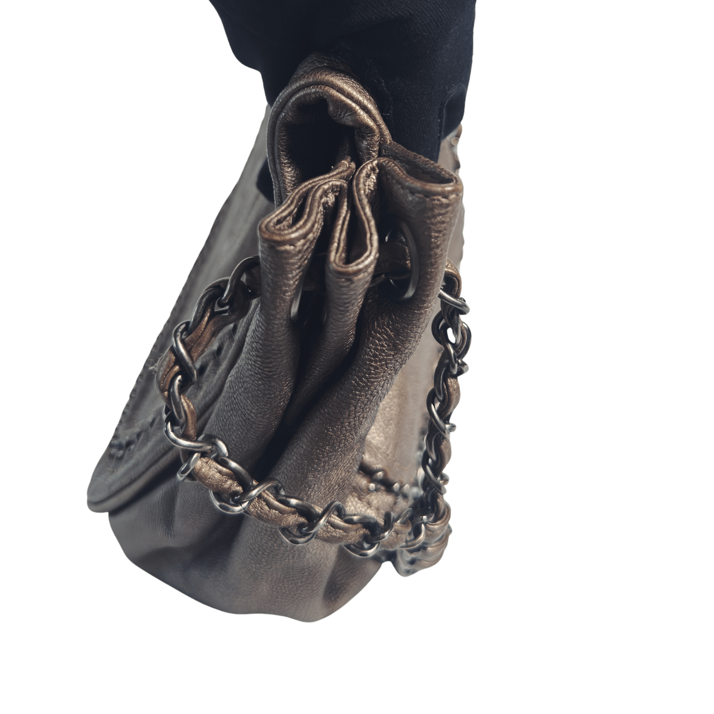 Chanel Luxe Ligne Accordion Flap | Cuir Bronze Vieilli - La Belle Boutique
