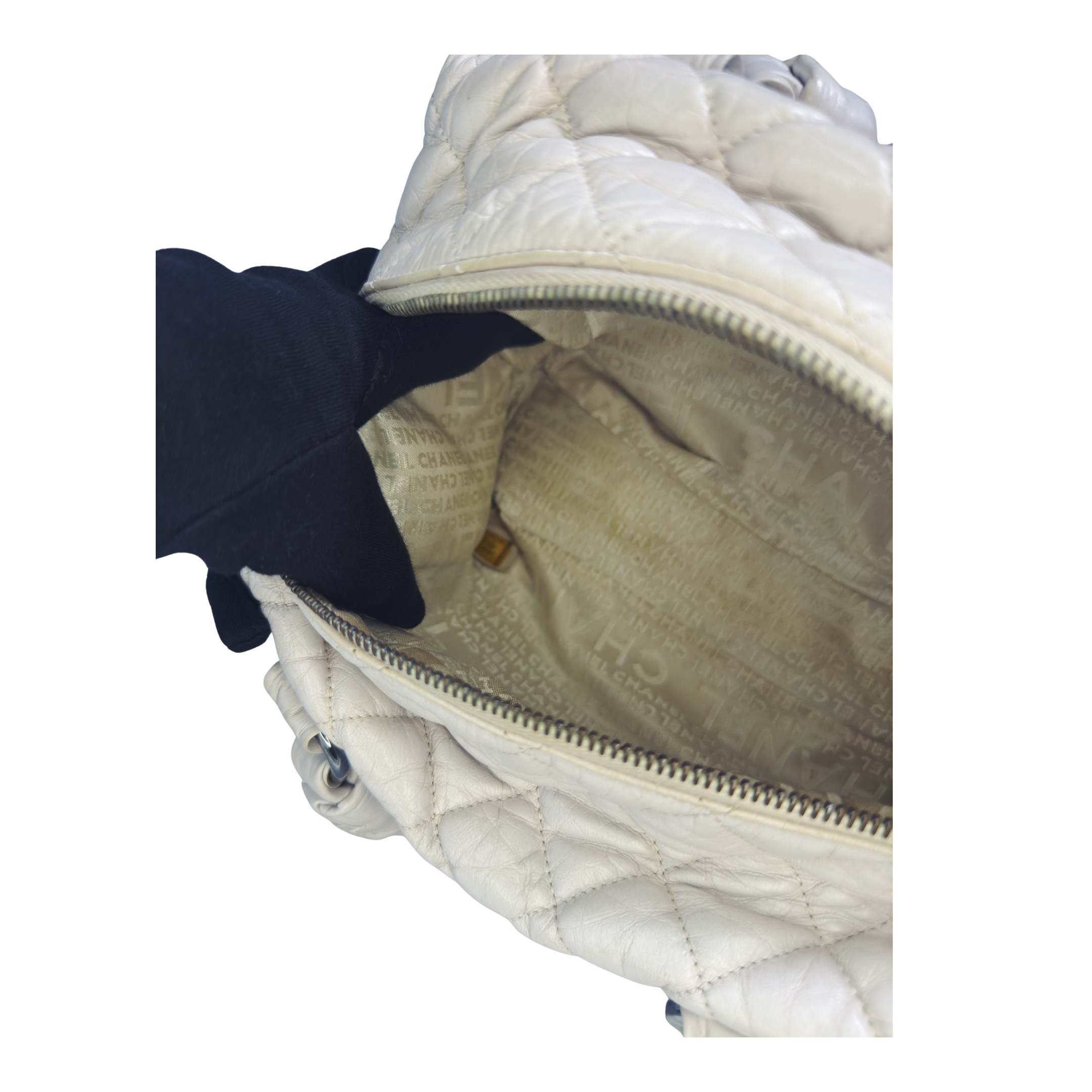 Chanel Lady Braid Bowler | Cuir d’Agneau Veilli Matelassé