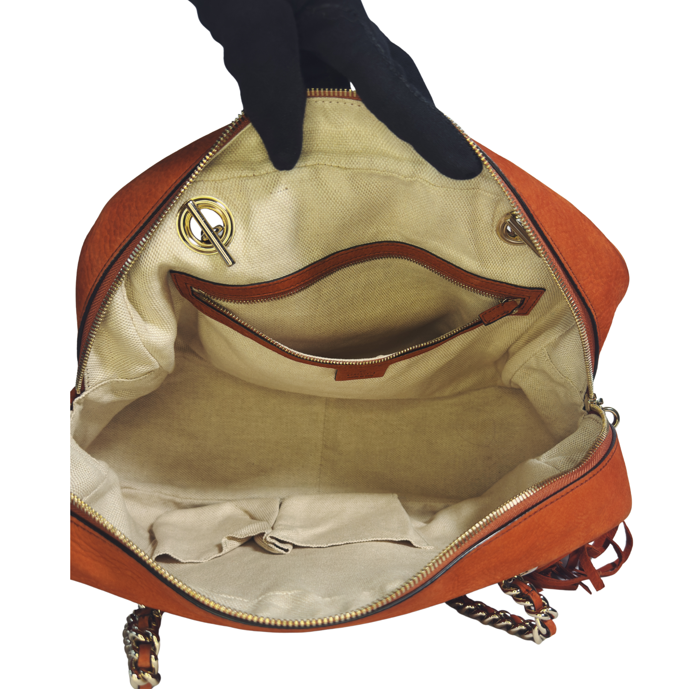 Gucci Soho – Cuir orange
