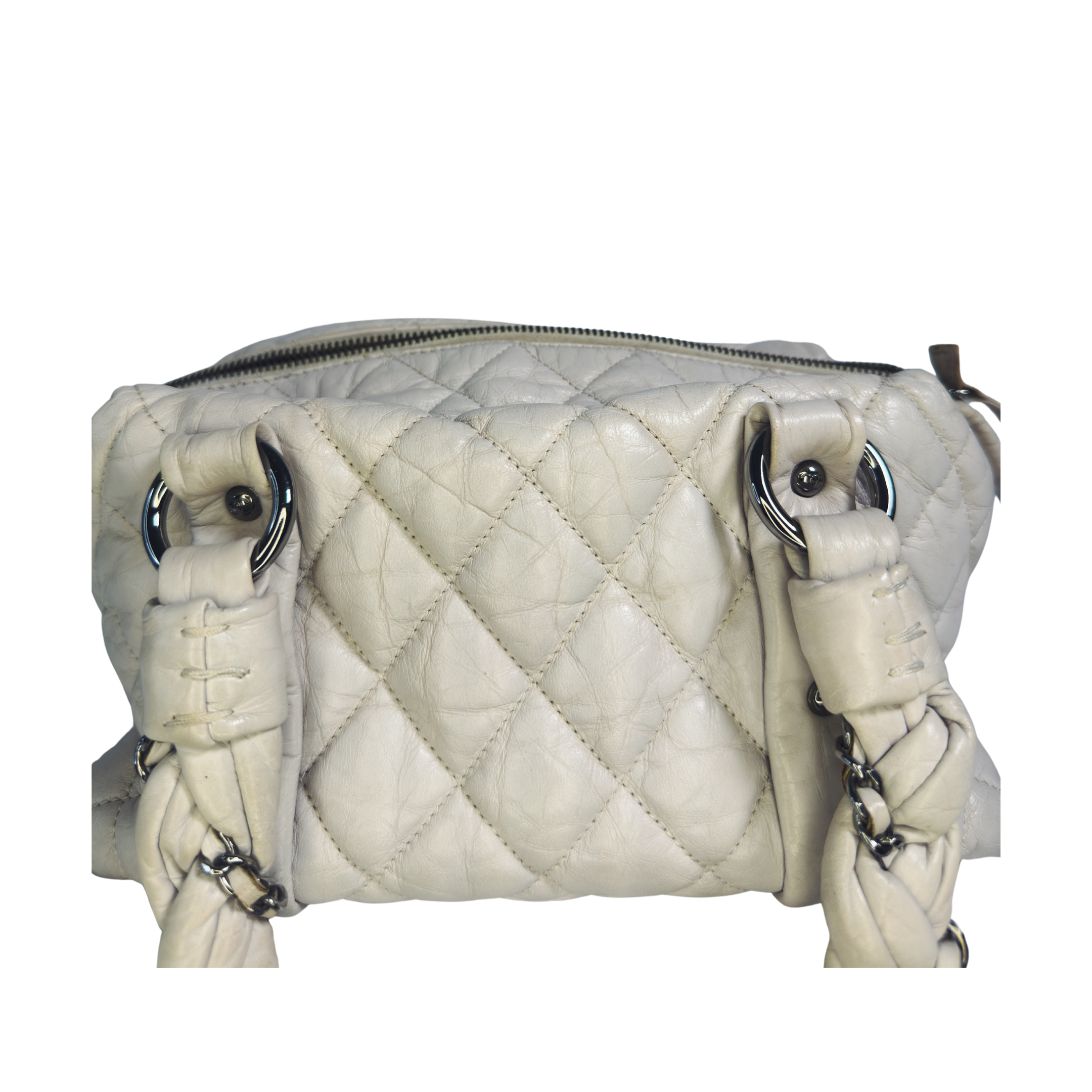 Chanel Lady Braid Bowler | Cuir d’Agneau Veilli Matelassé