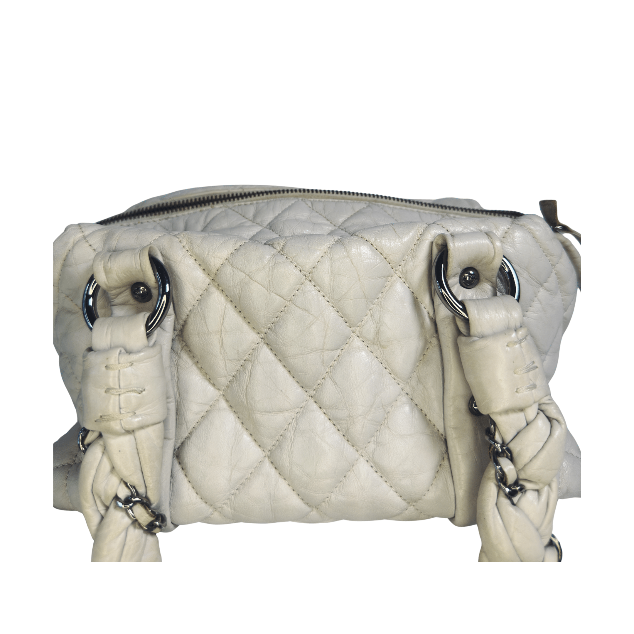 Chanel Lady Braid Bowler | Cuir d’Agneau Veilli Matelassé - La Belle Boutique