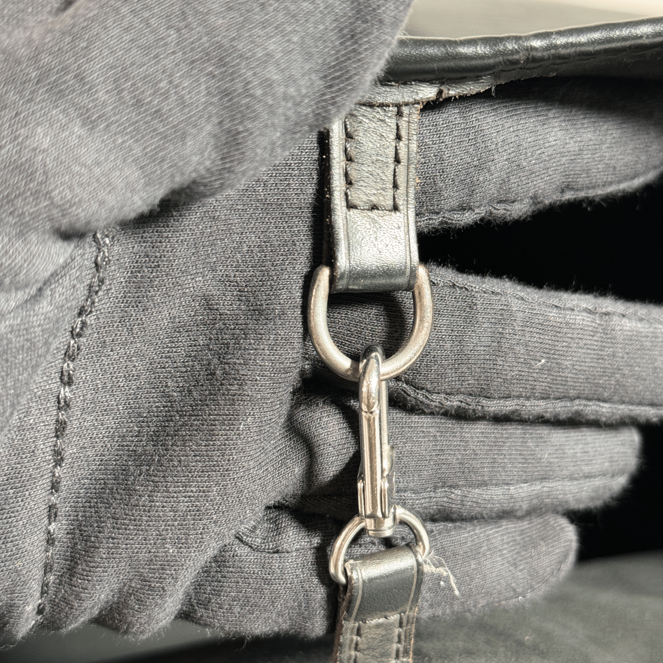 LOUIS VUITTON - NEVERFULL MM - CUIR EPI NOIR