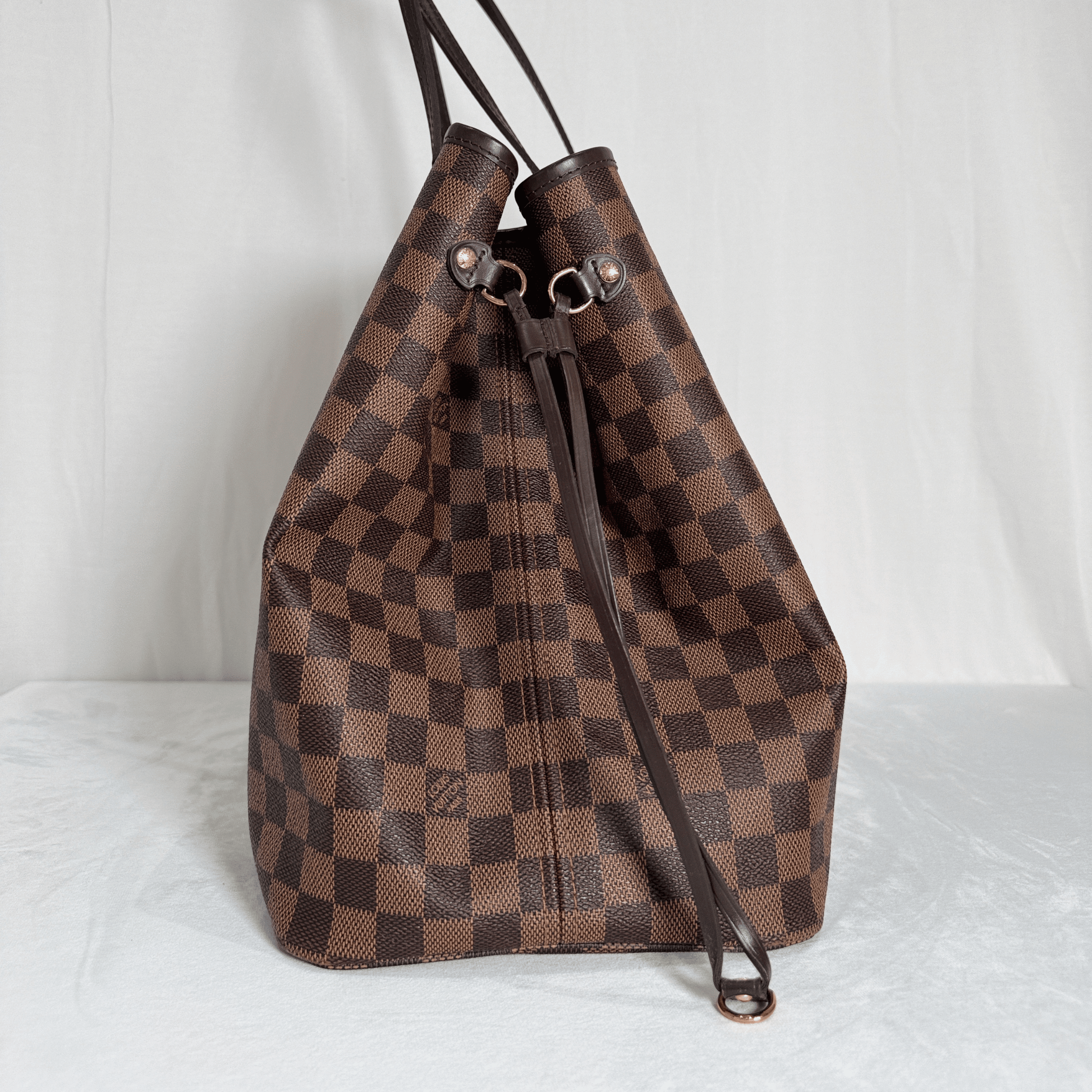 SAC LOUIS VUITTON NEVERFULL GM DAMIER EBENE - La Belle Boutique