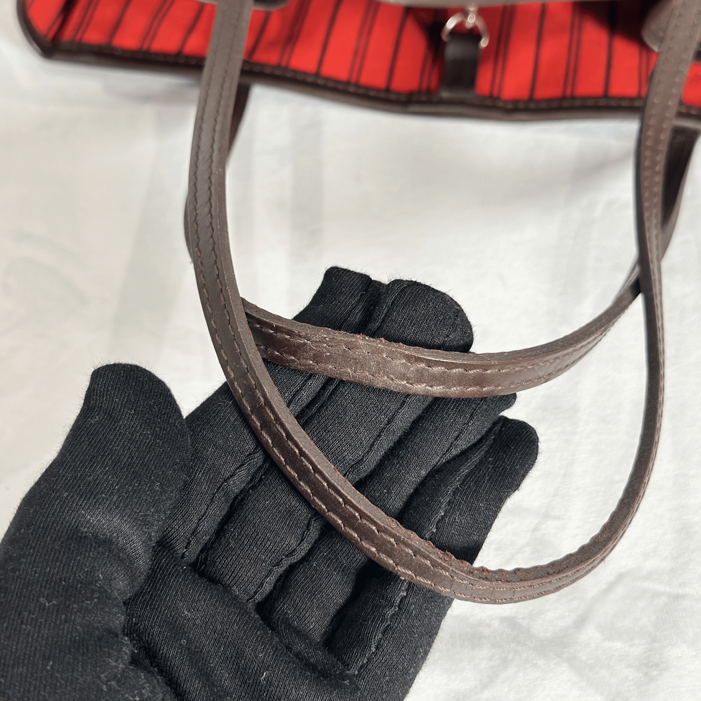 SAC LOUIS VUITTON NEVERFULL GM DAMIER EBENE - La Belle Boutique
