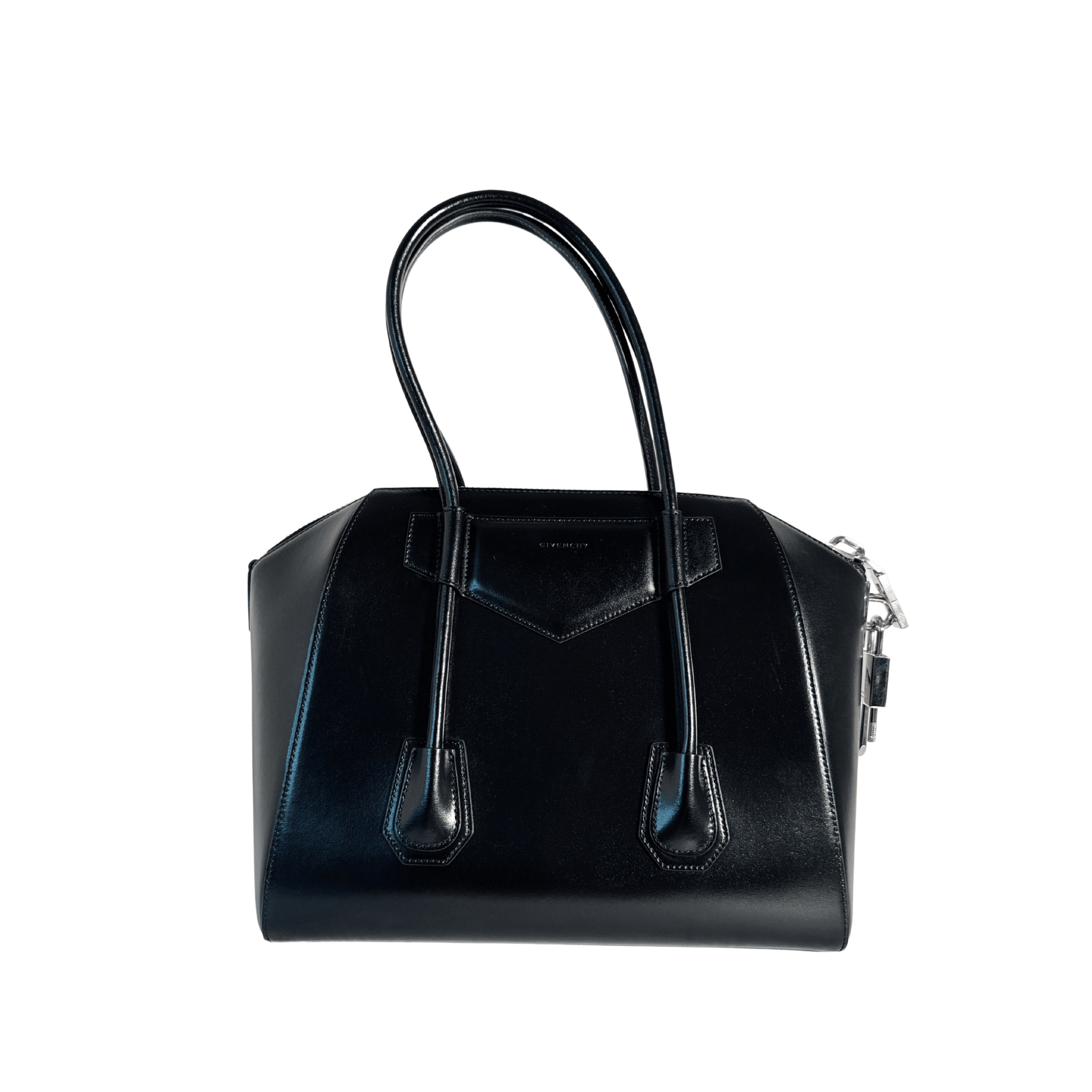 SAC GIVENCHY ANTIGONA SHOPPER LARGE - CUIR BOX NOIR - La Belle Boutique