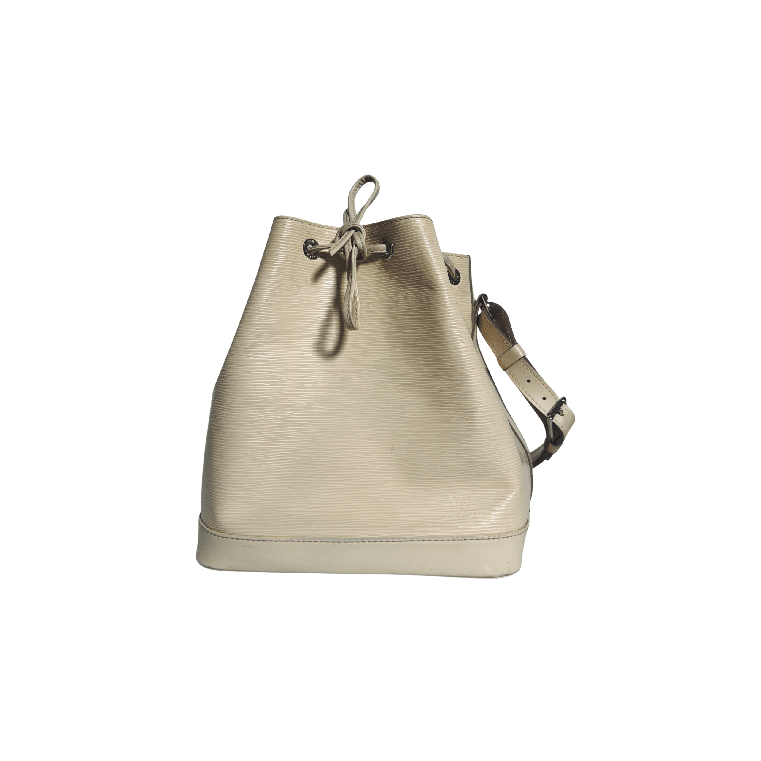 Louis Vuitton Noé GM en cuir Épi beige vanille vintage - La Belle Boutique