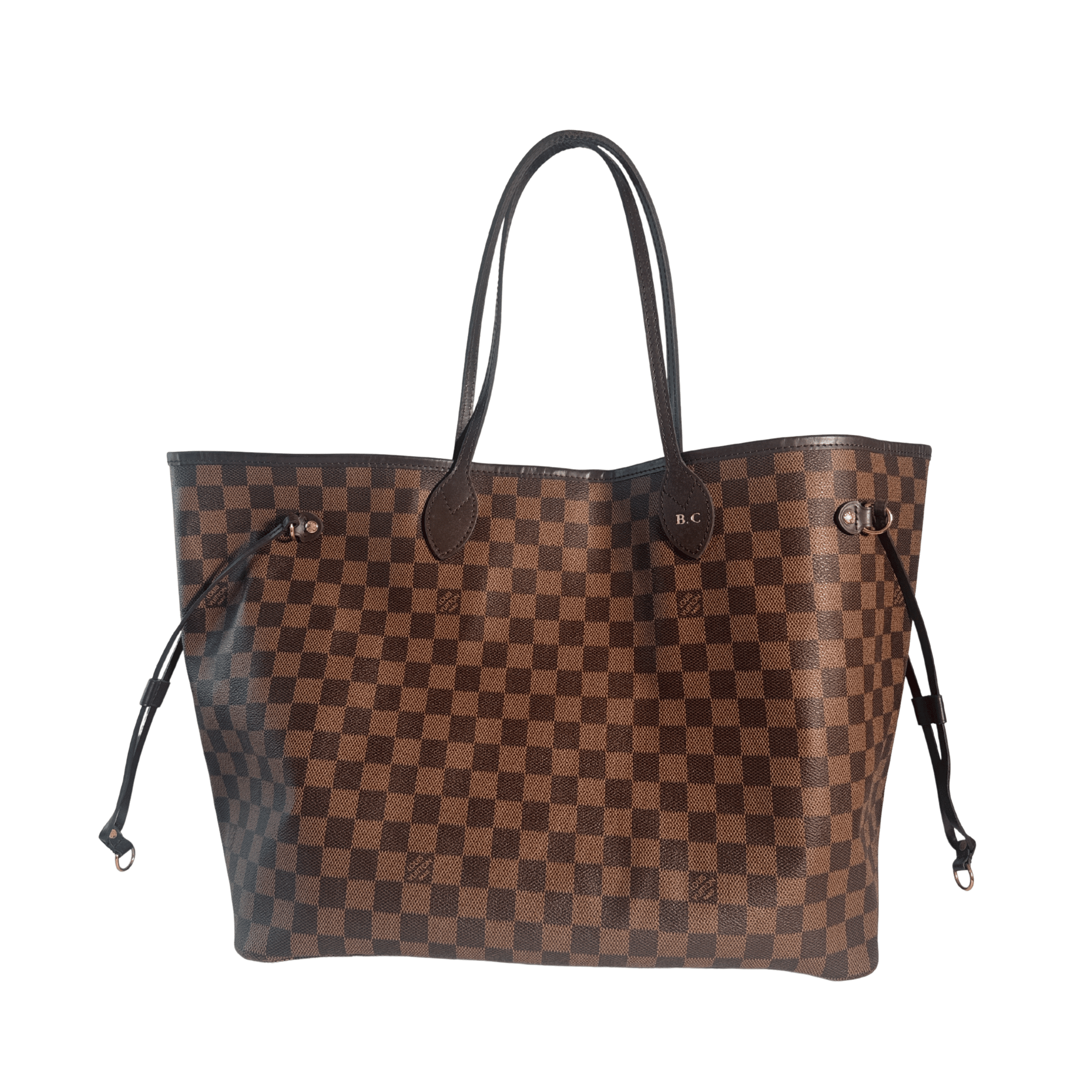 SAC LOUIS VUITTON NEVERFULL GM DAMIER EBENE - La Belle Boutique