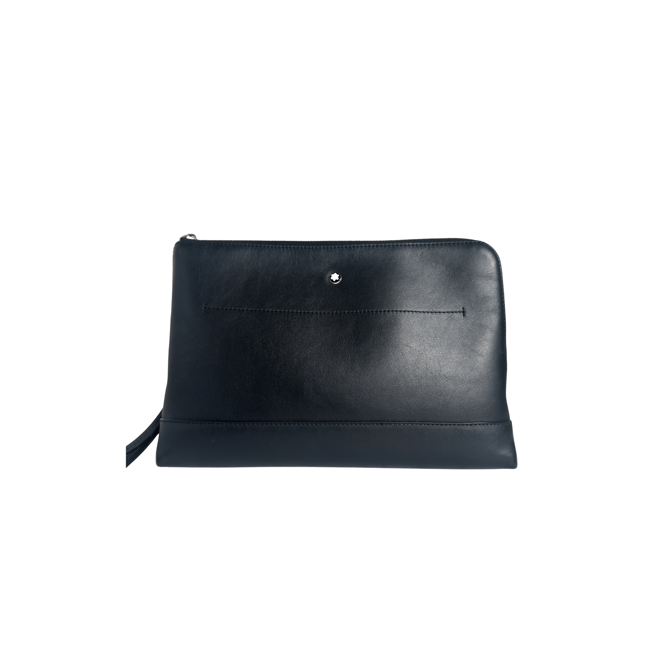 POCHETTE MONTBLANC MEISTERSTUCK SELECTION SOFT - CUIR LISSE NOIR