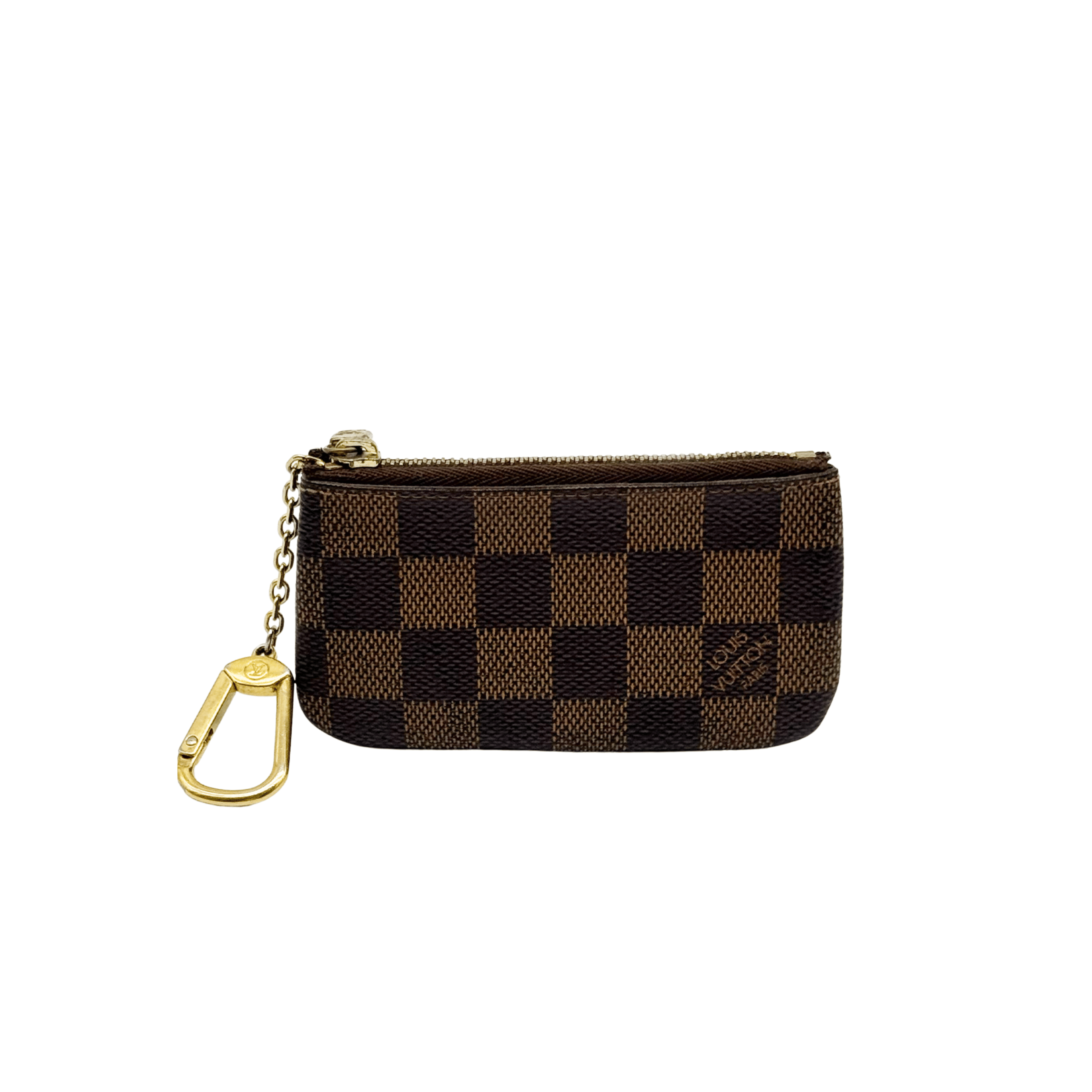 Louis Vuitton Pochette Clés Damier Ébène très bon état authentifiée - La Belle Boutique