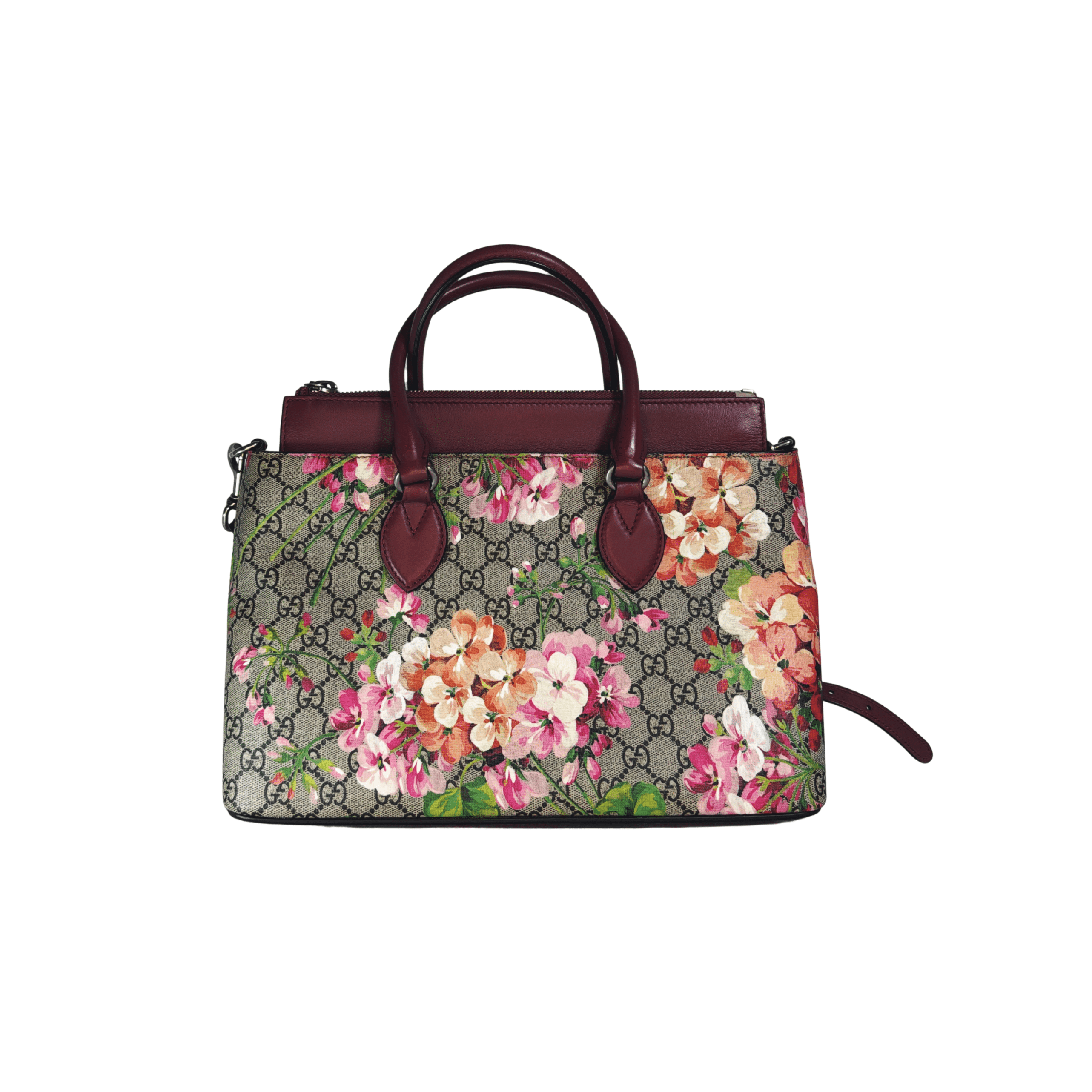 Gucci Blooms GG Canvas Tote Medium - La Belle Boutique