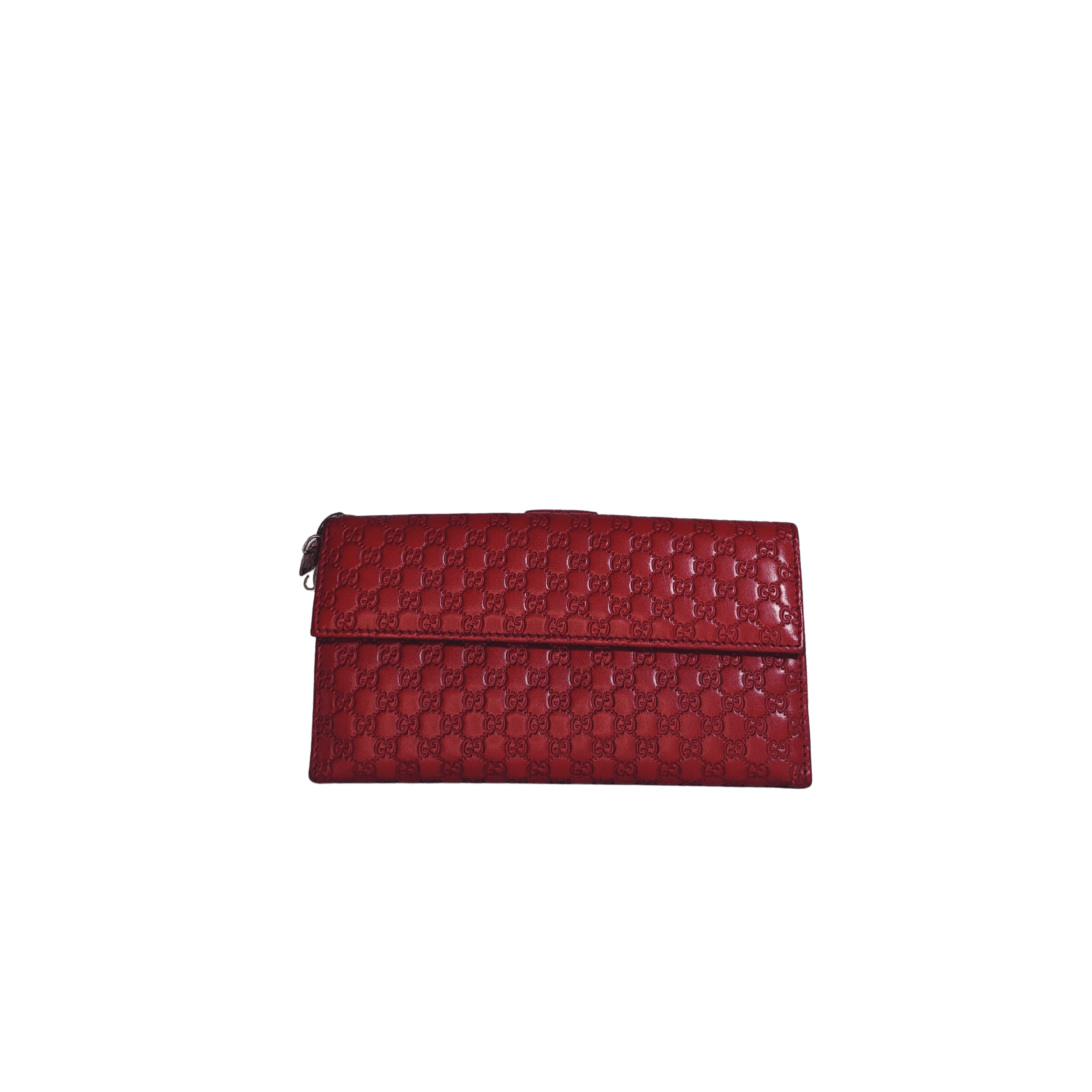 Pochette/ Portefeuille Gucci Guccissima rouge - La Belle Boutique