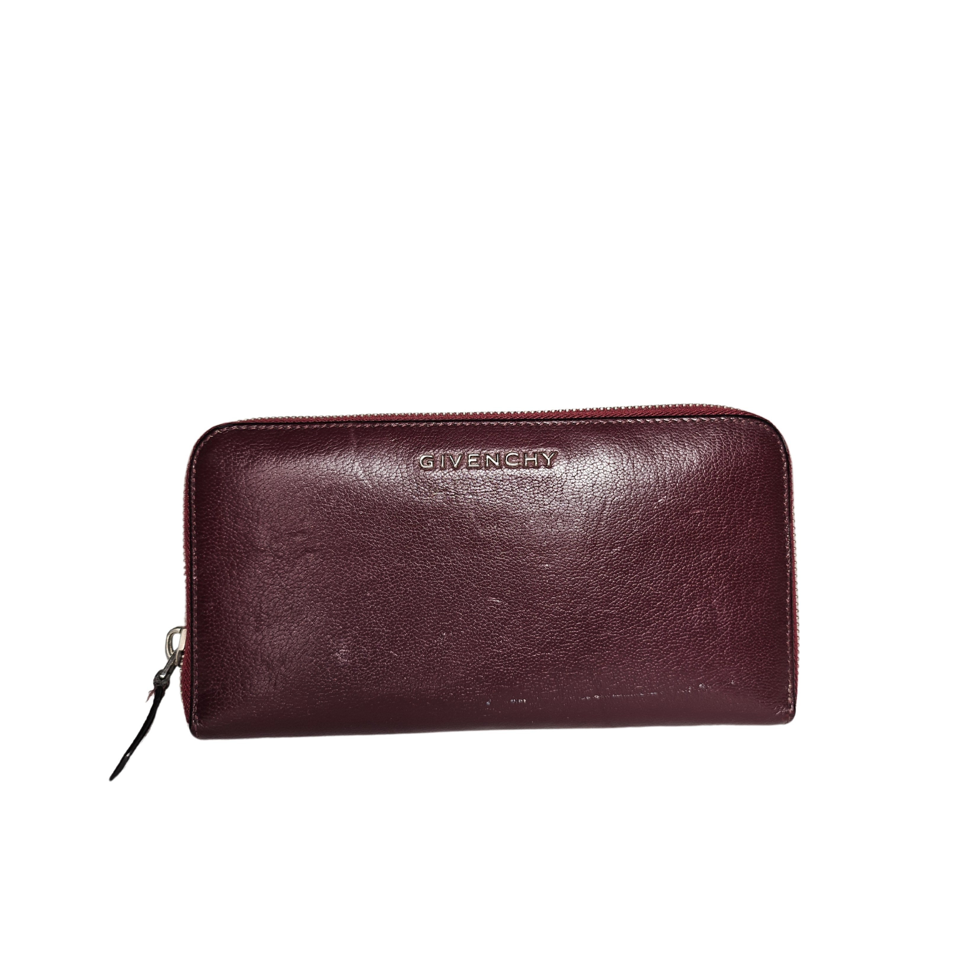 Portefeuille Givenchy en Cuir Bordeaux