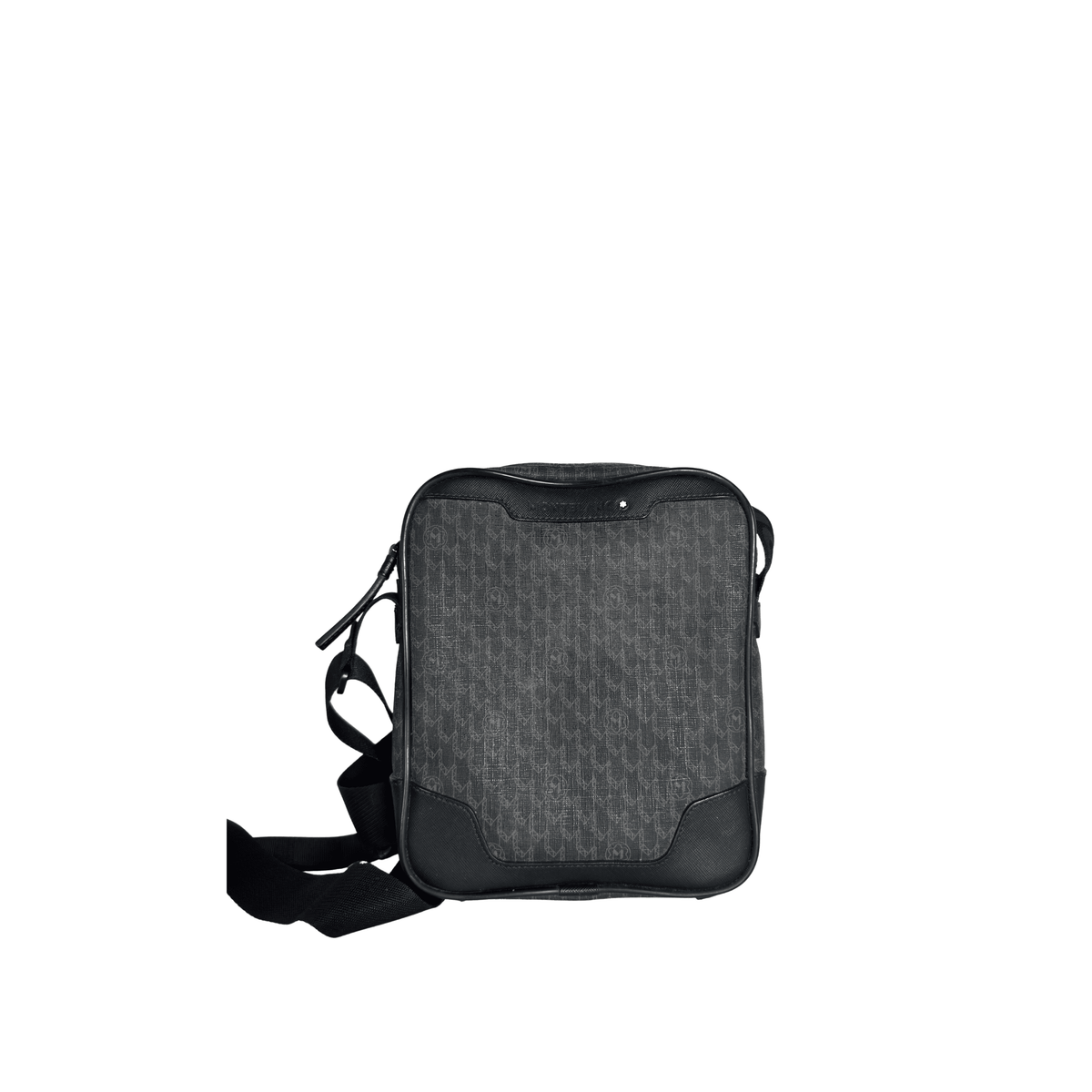 MONTBLANC - M_GRAM 4810 MESSENGER - TOILE MONOGRAMME NOIRE - La Belle Boutique