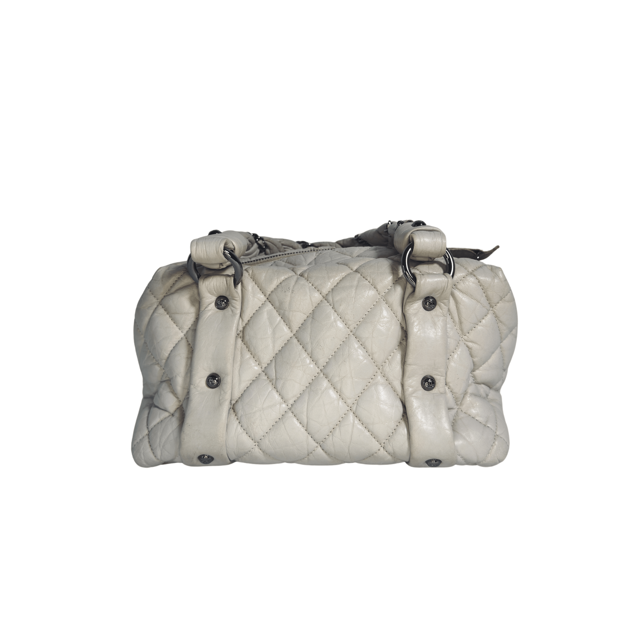 Chanel Lady Braid Bowler | Cuir d’Agneau Veilli Matelassé - La Belle Boutique