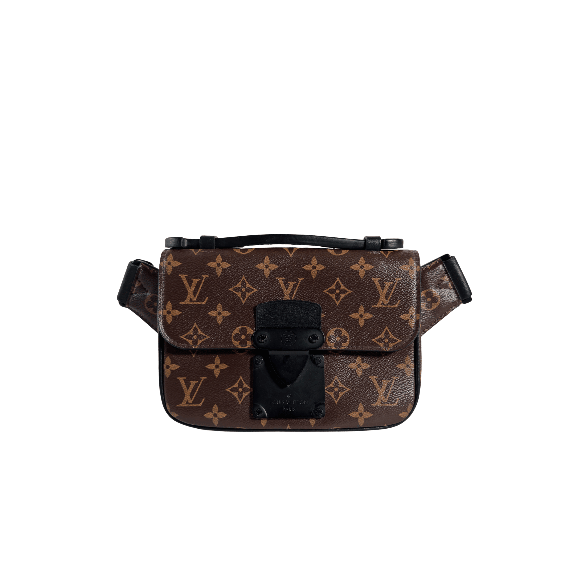 LOUIS VUITTON - S LOCK MESSENGER - TOILE MONOGRAM MACASSAR - La Belle Boutique