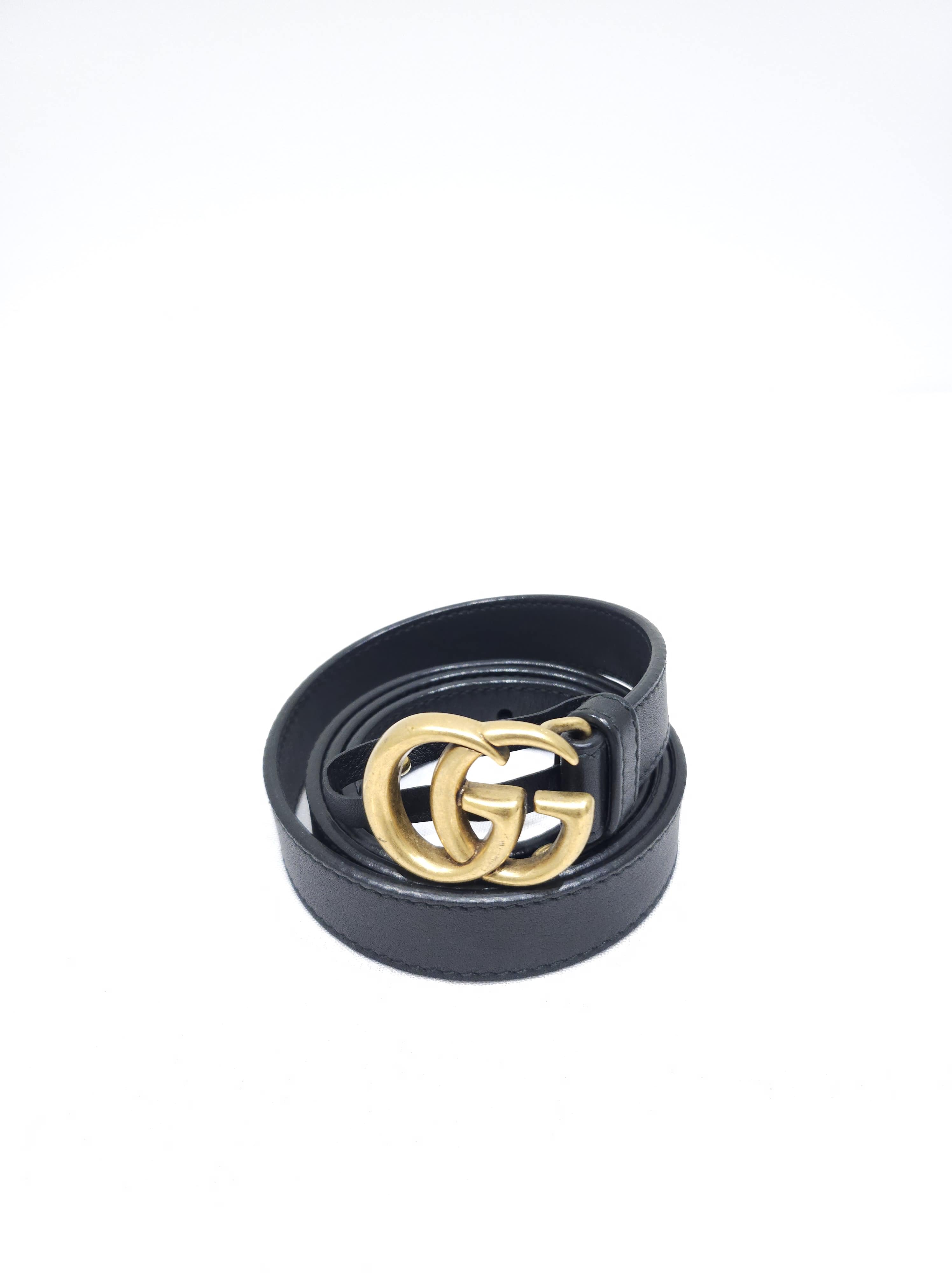 Ceinture fine Gucci Marmont T.85cm