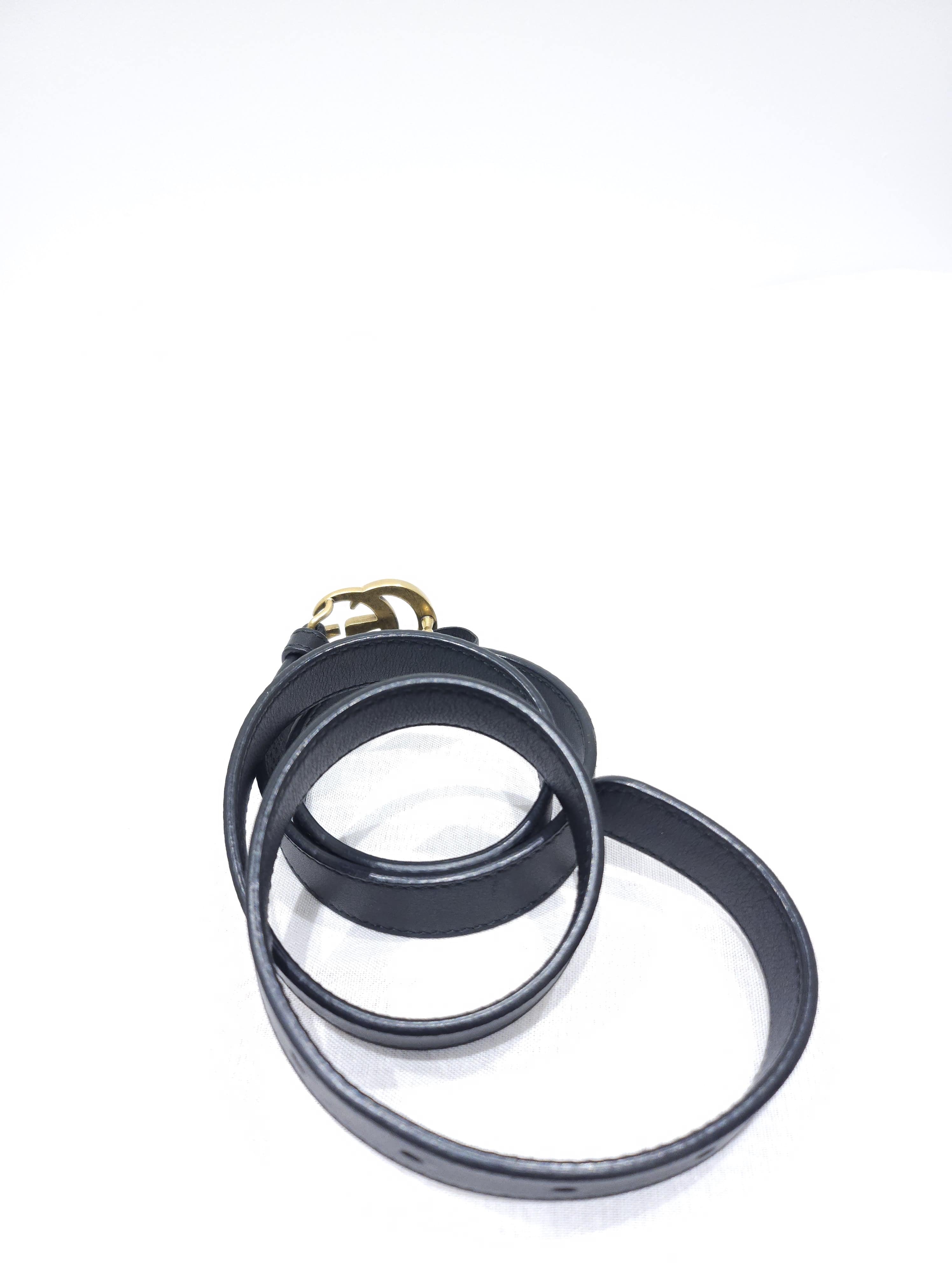 Ceinture fine Gucci Marmont T.85cm