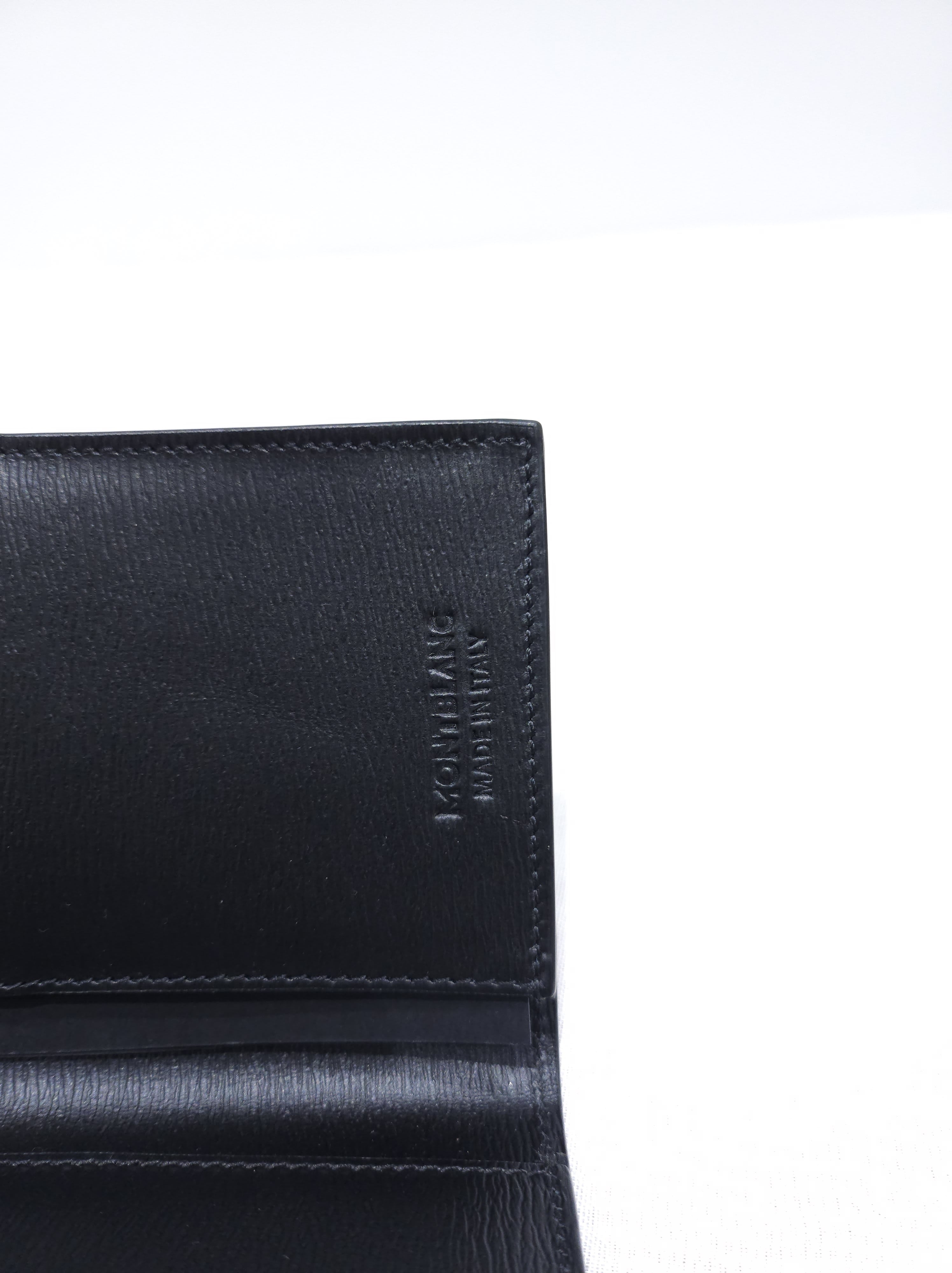 Portefeuille Montblanc Meisterstuck 4810 cuir noir