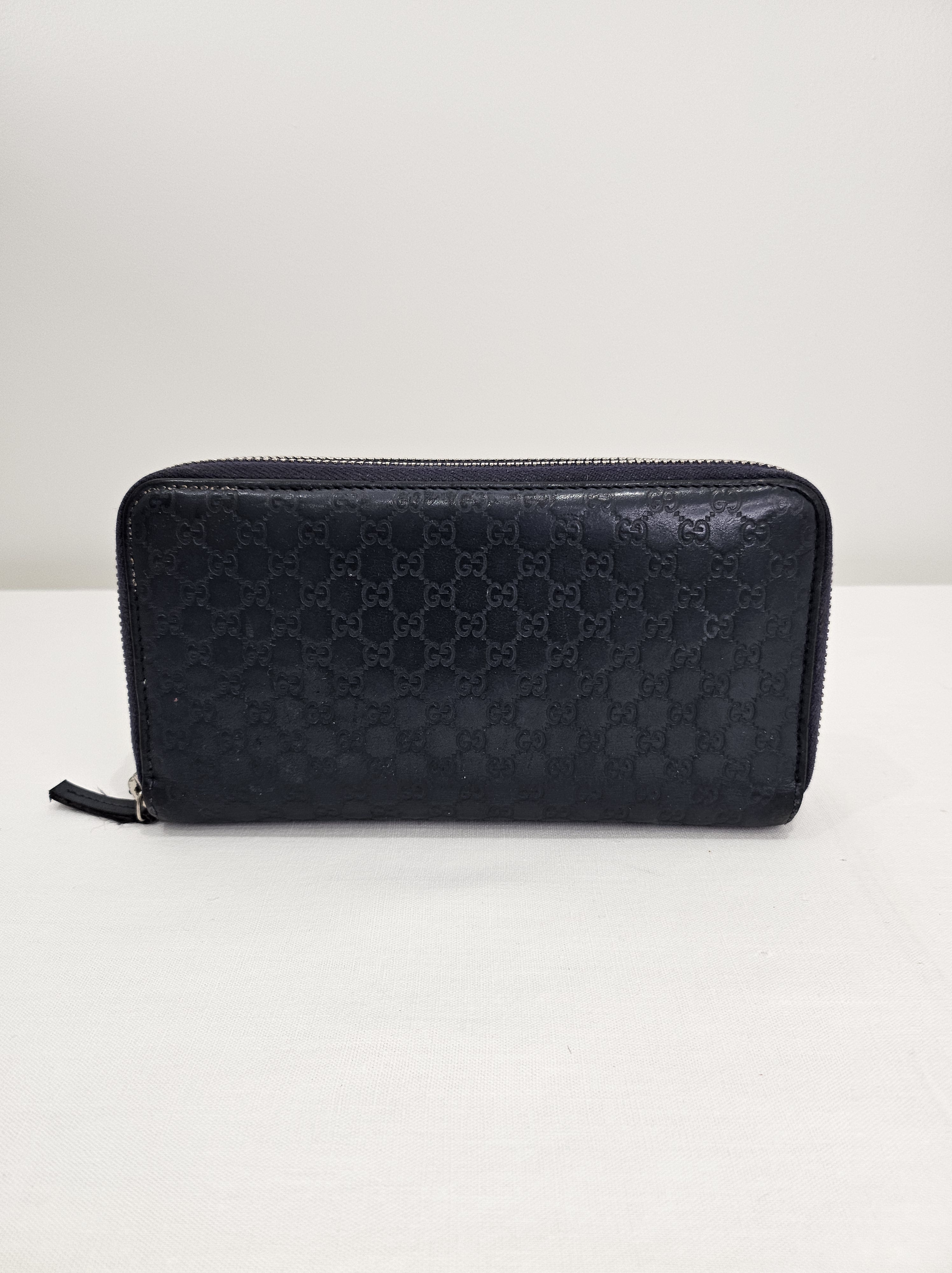 Portefeuille Gucci Zippé GG Guccissima