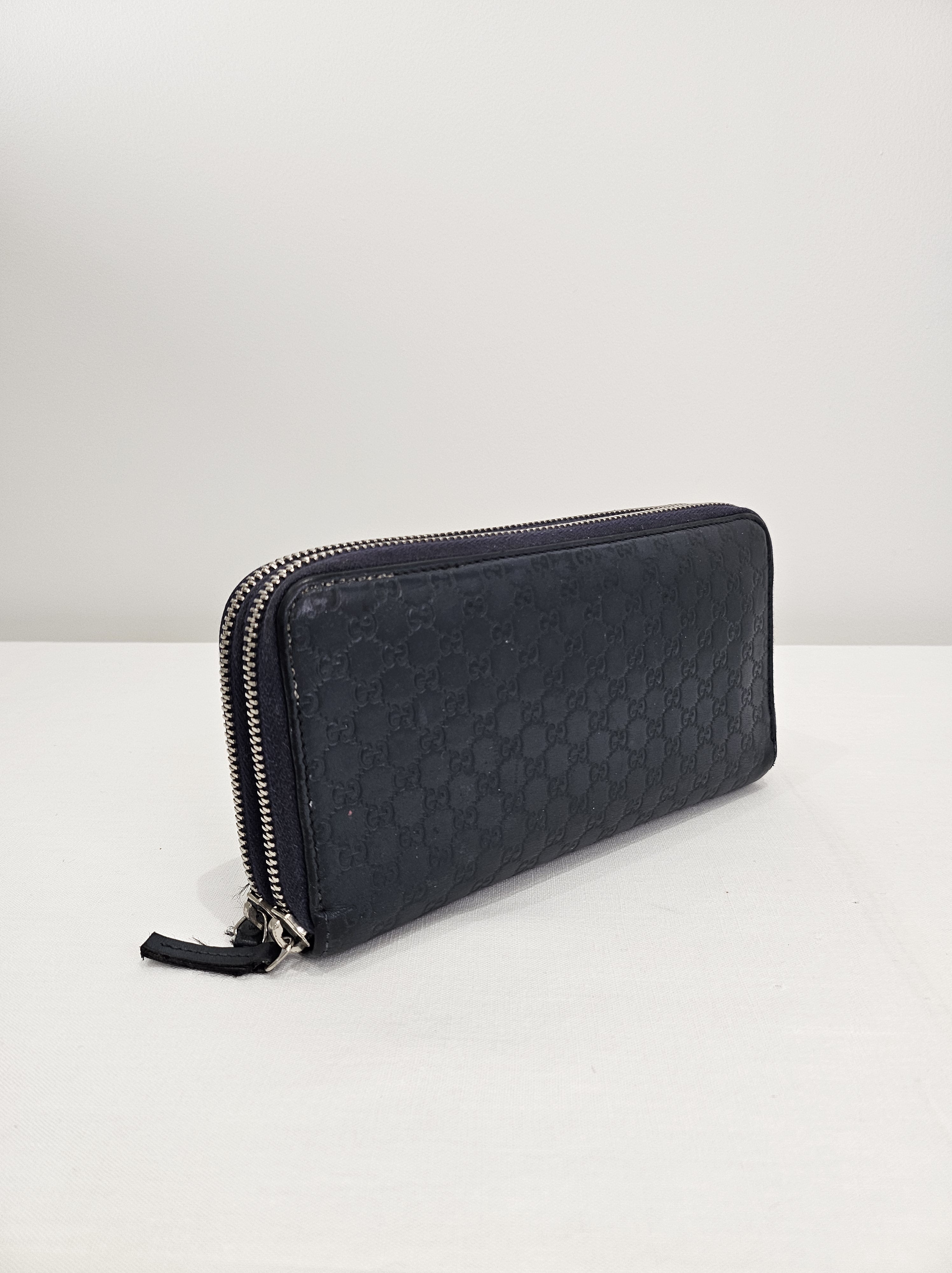 Portefeuille Gucci Zippé GG Guccissima