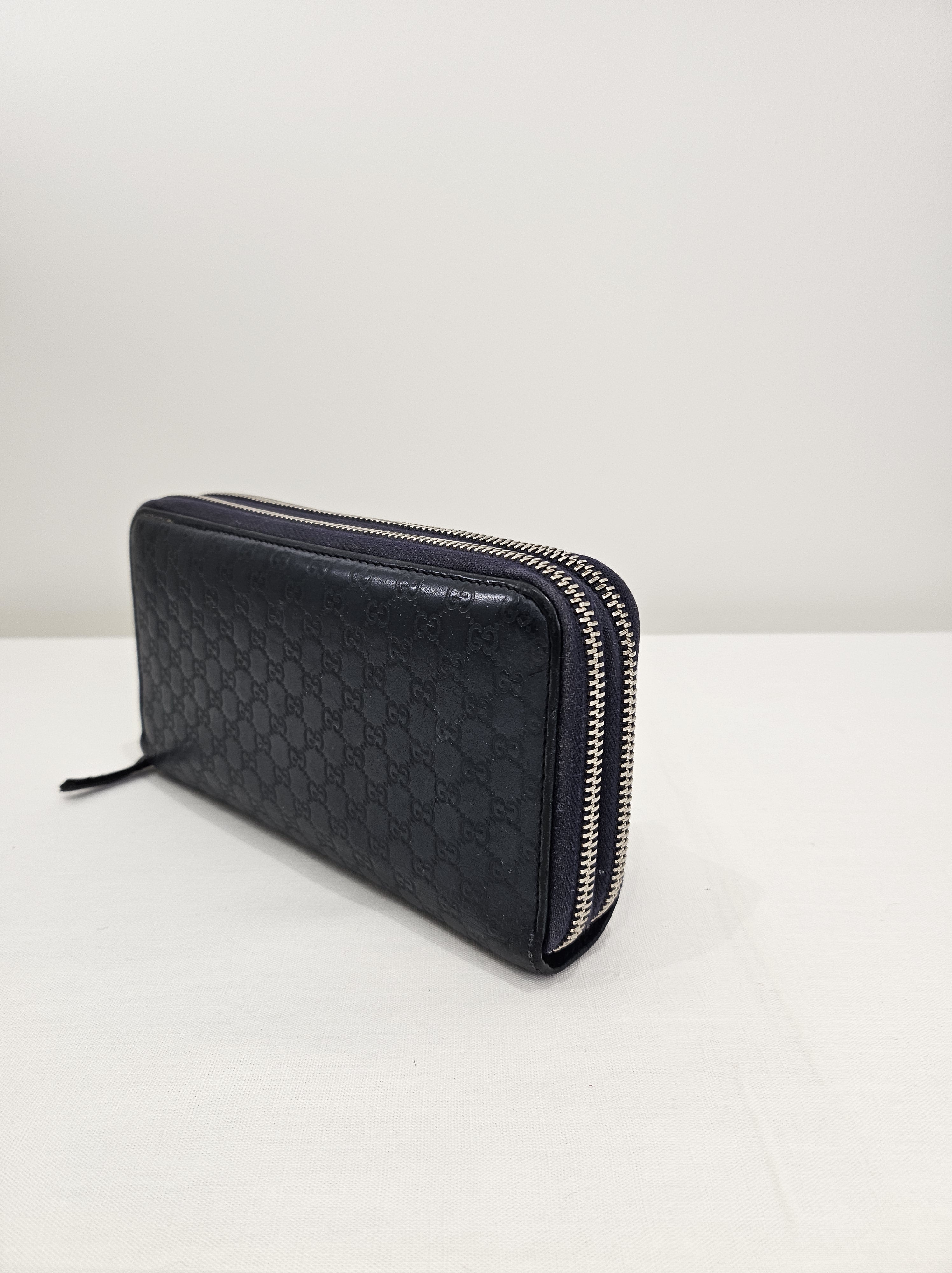 Portefeuille Gucci Zippé GG Guccissima