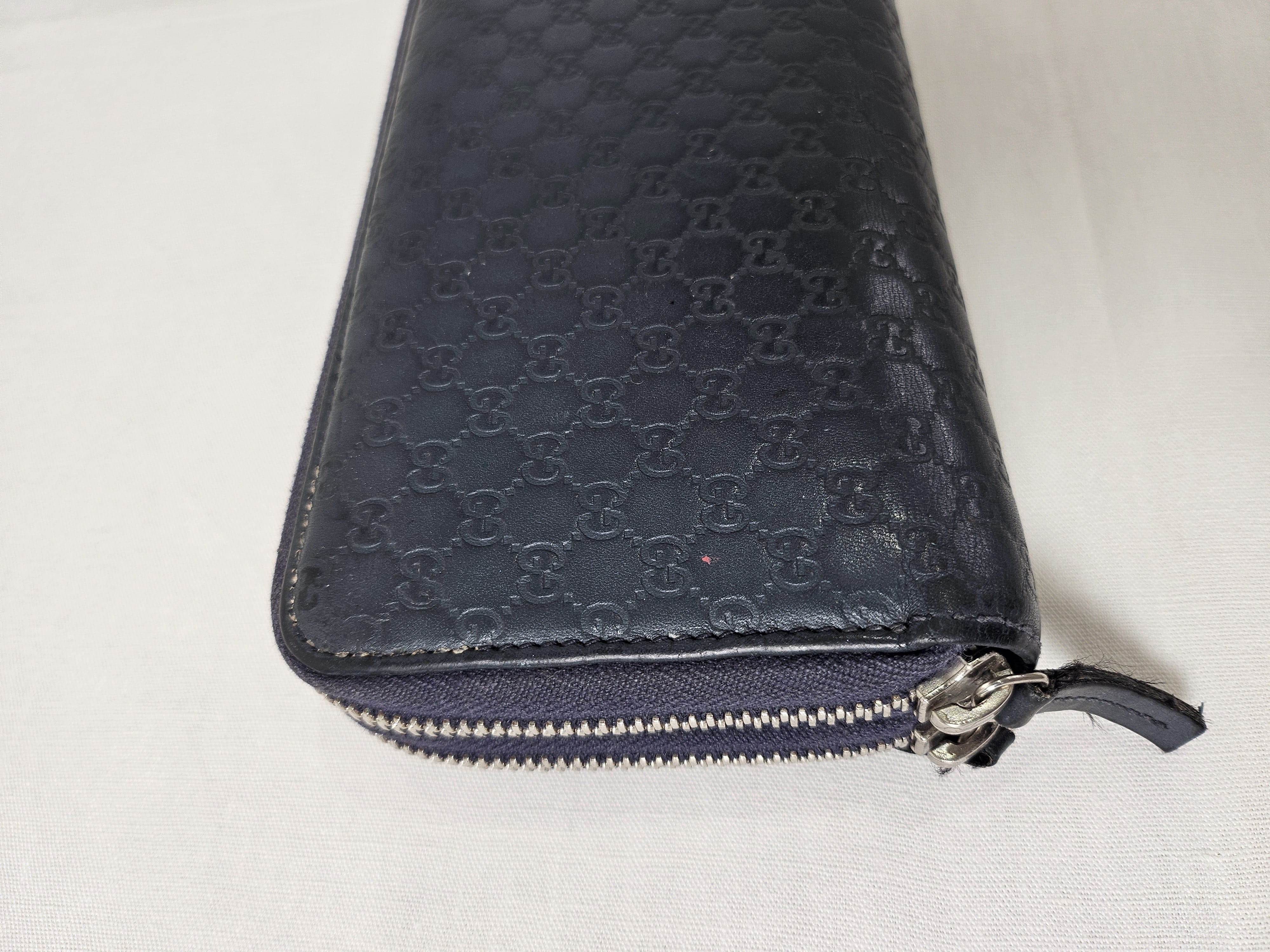 Portefeuille Gucci Zippé GG Guccissima