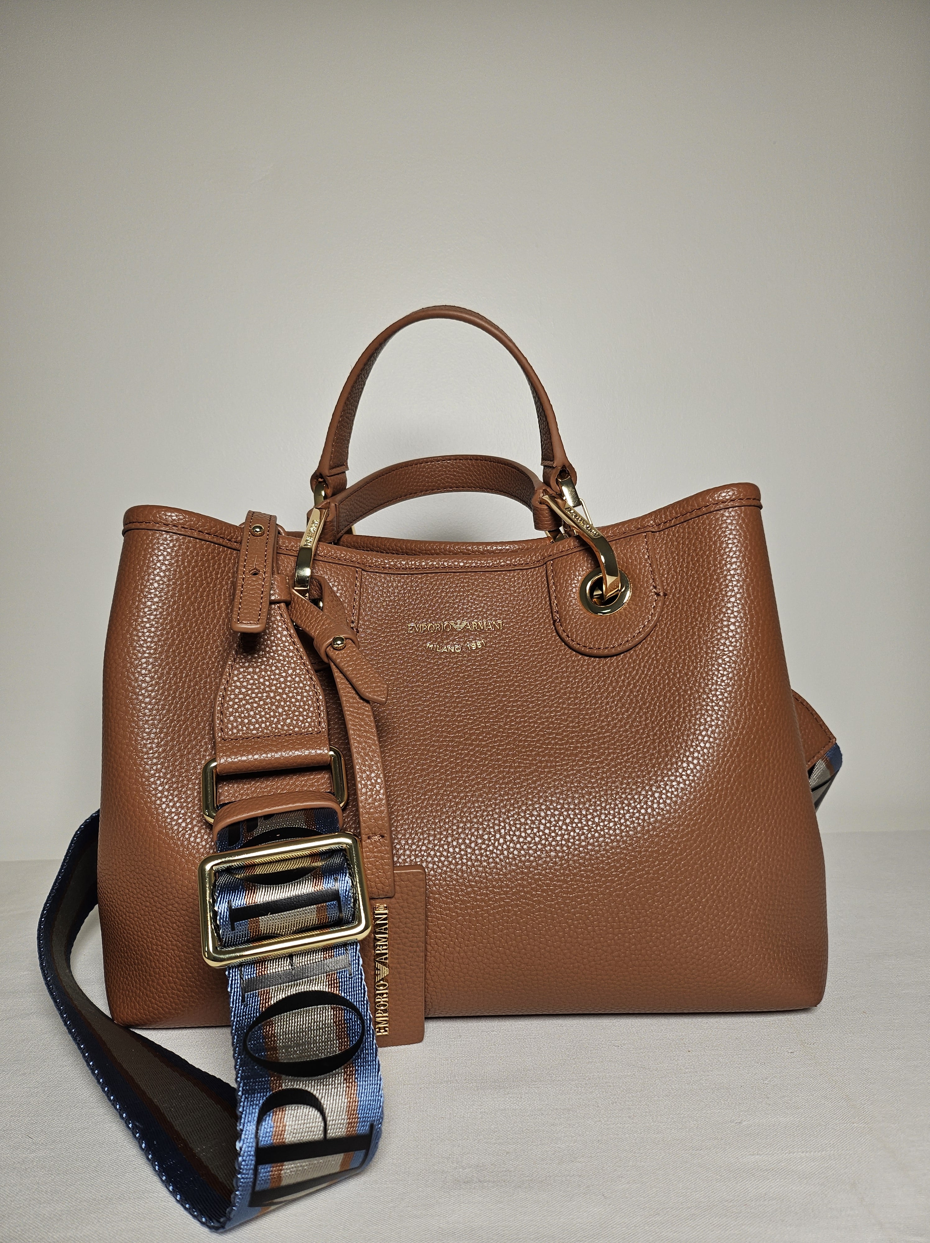 Sac Emporio Armani en Cuir Grainé