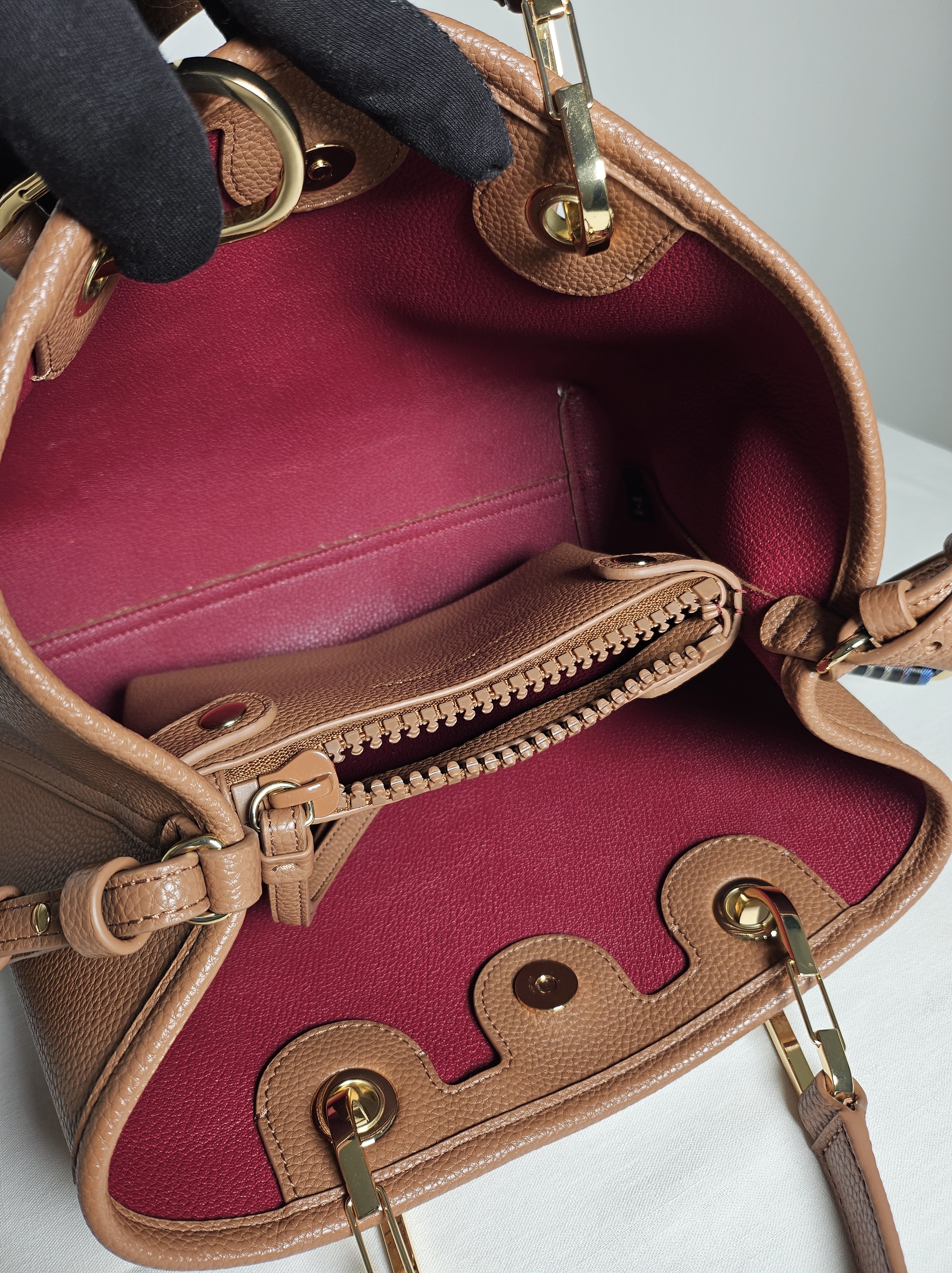 Sac Emporio Armani en Cuir Grainé