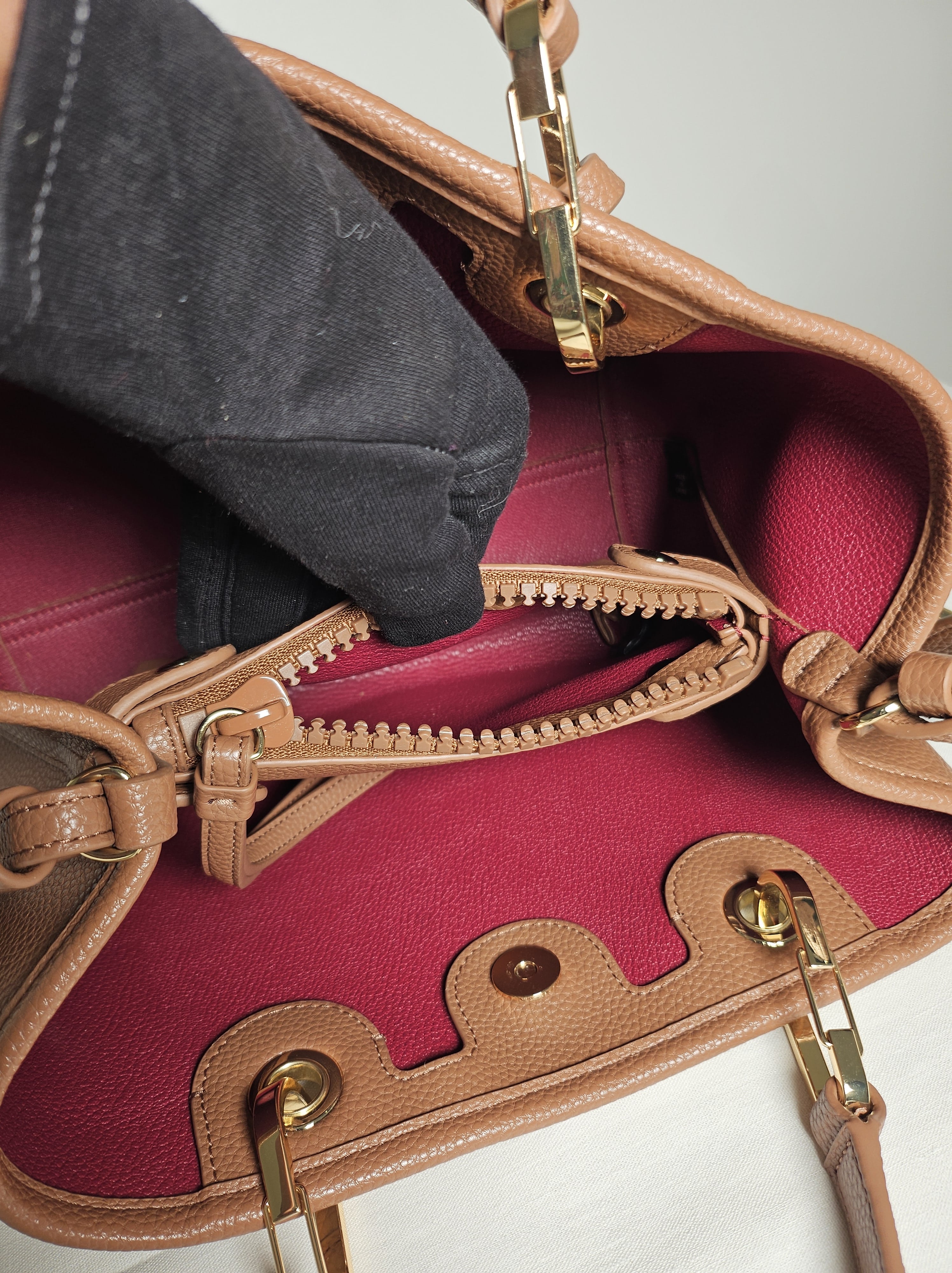 Sac Emporio Armani en Cuir Grainé