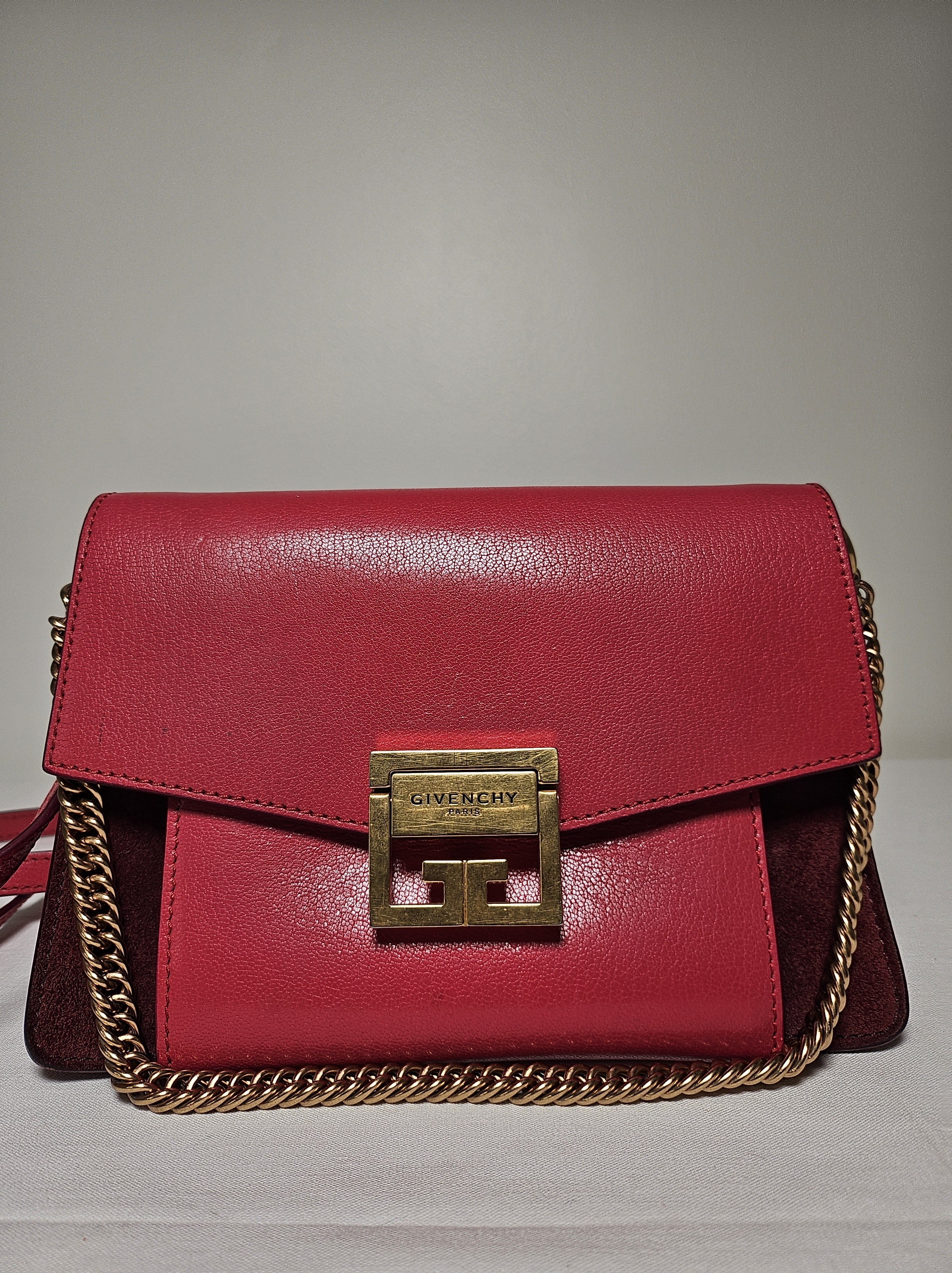 Sac Givenchy GV3 cuir rouge