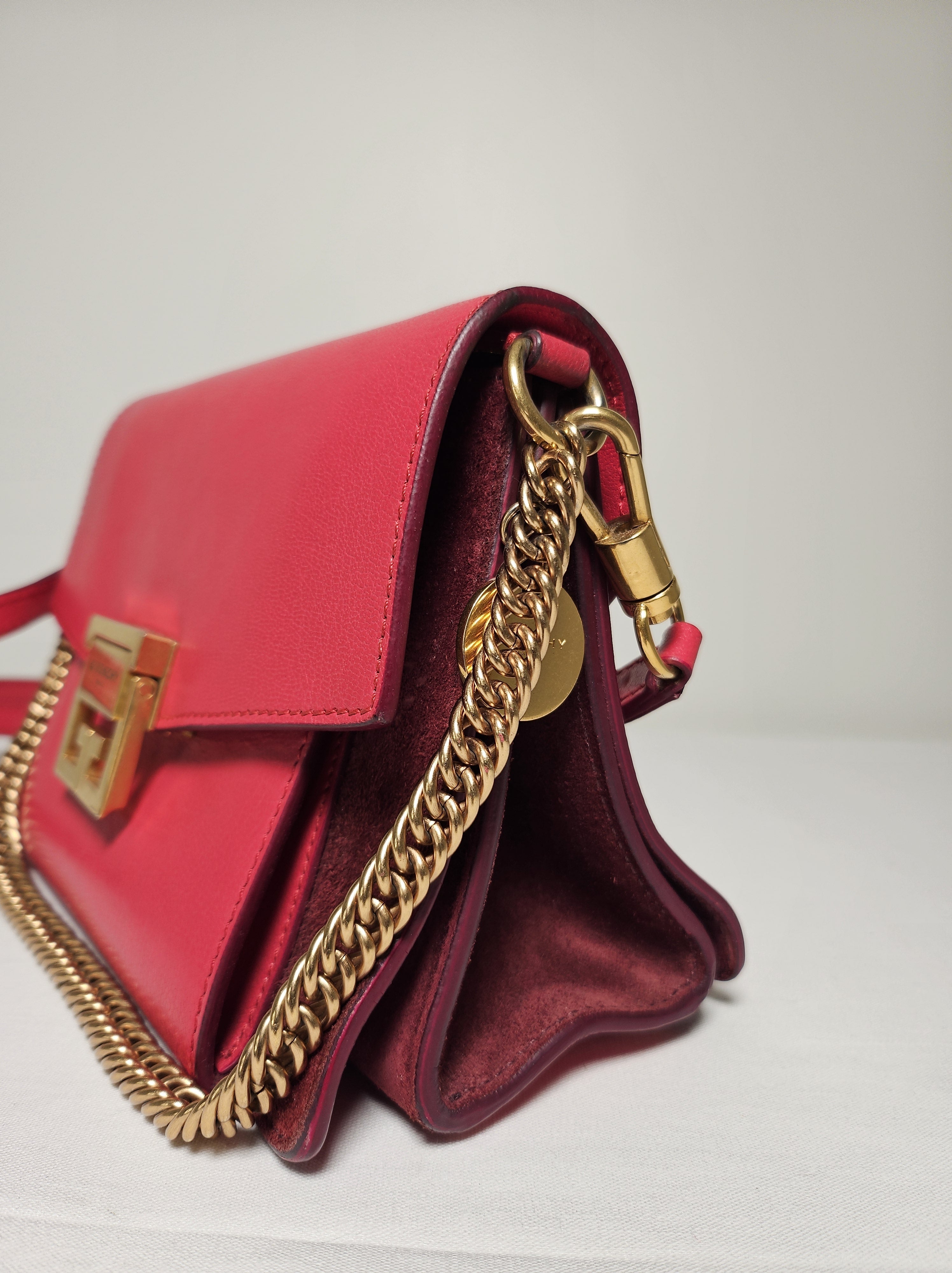 Sac Givenchy GV3 cuir rouge