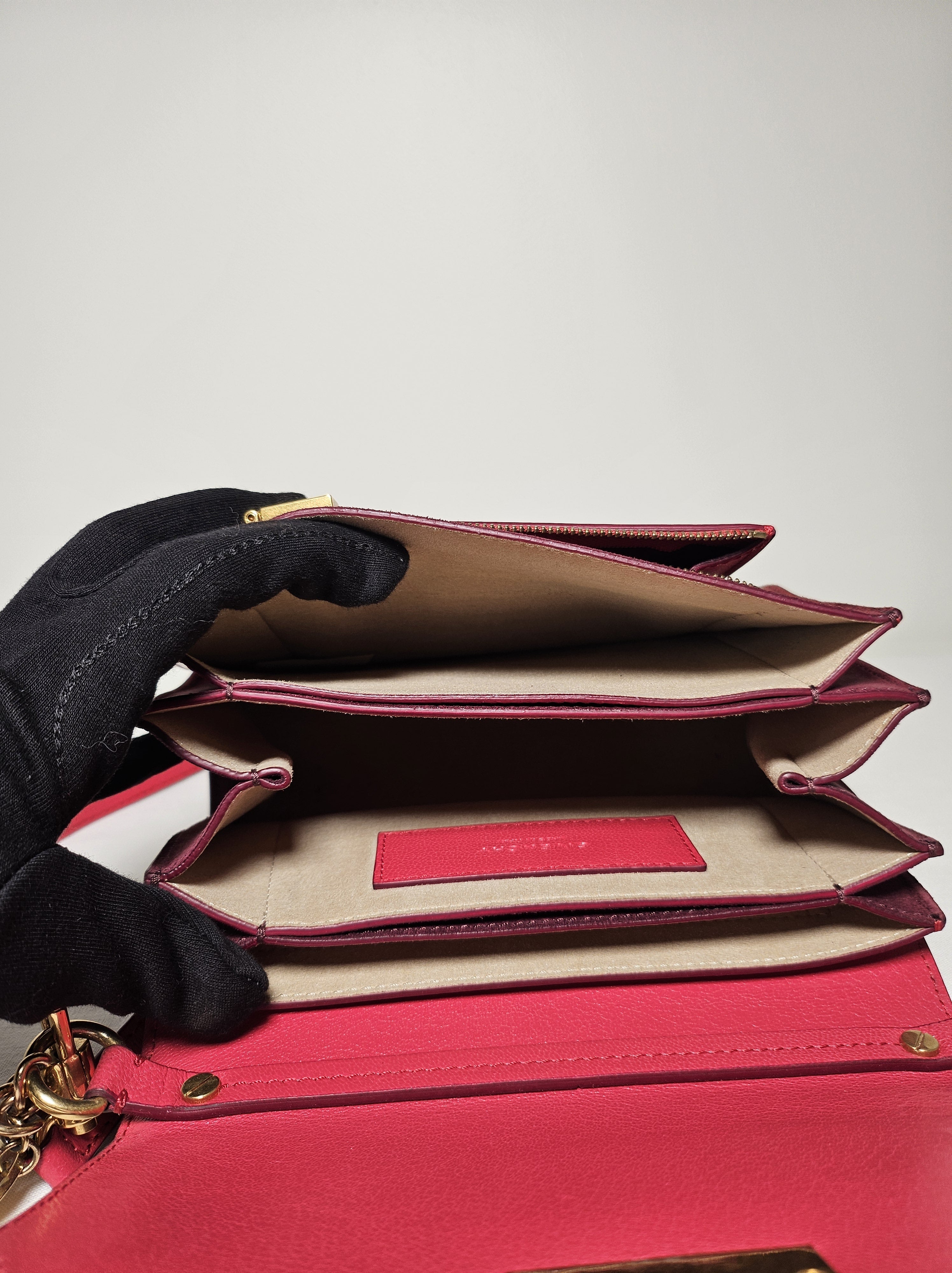 Sac Givenchy GV3 cuir rouge