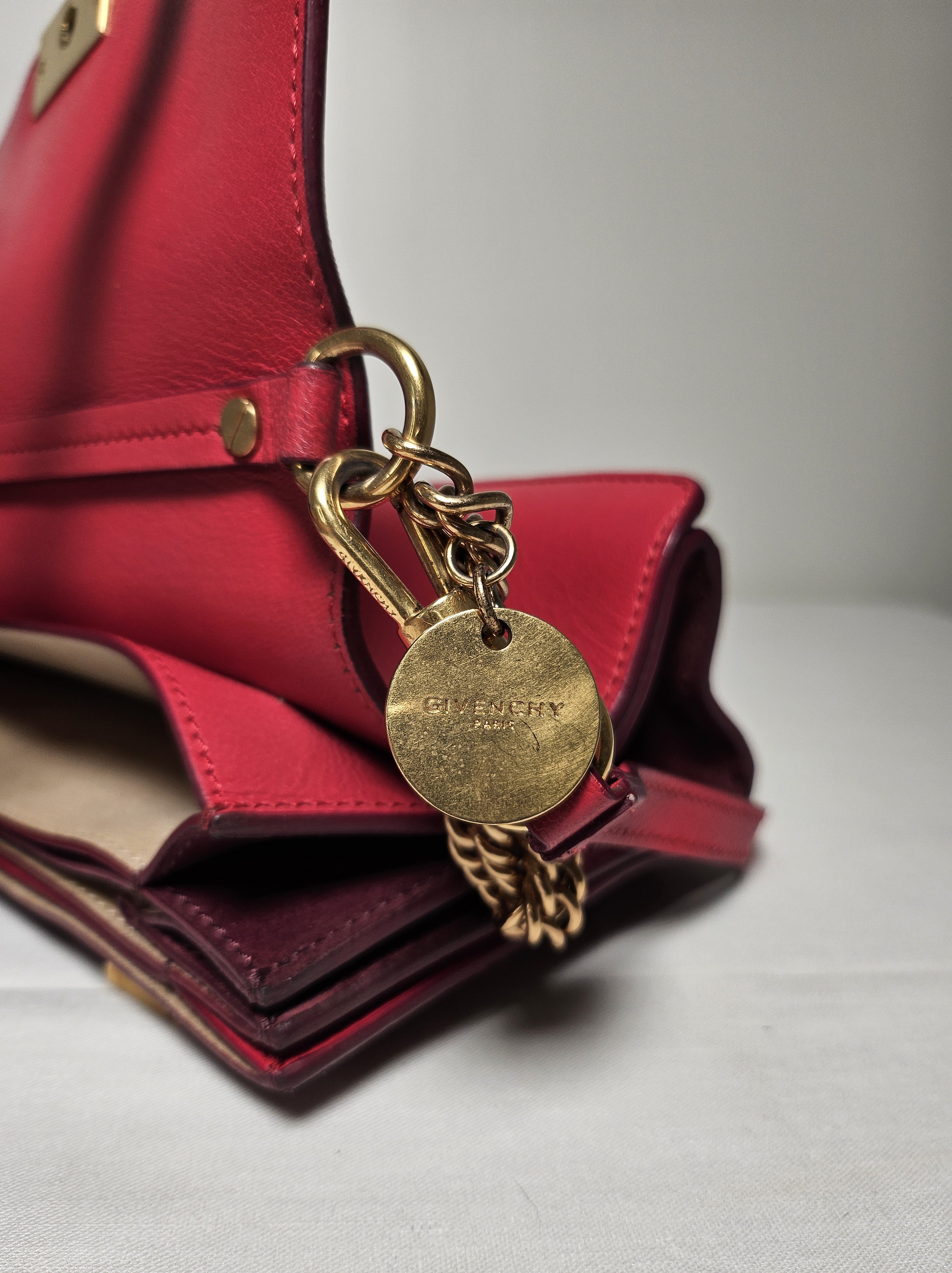 Sac Givenchy GV3 cuir rouge