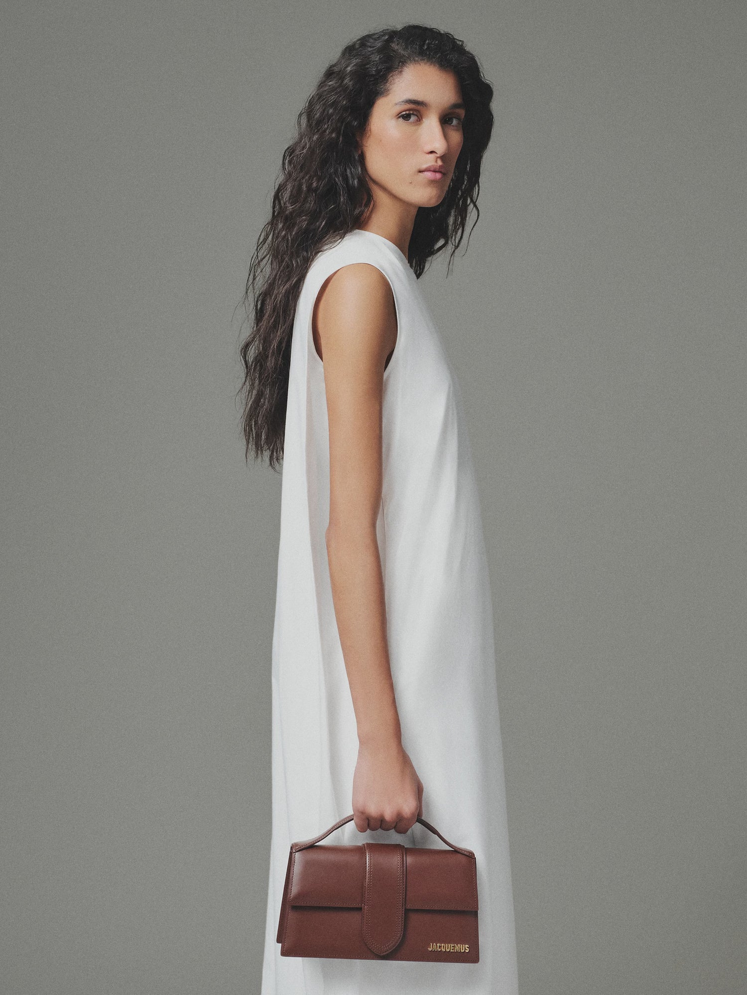 JACQUEMUS - Le Grand Bambino marron