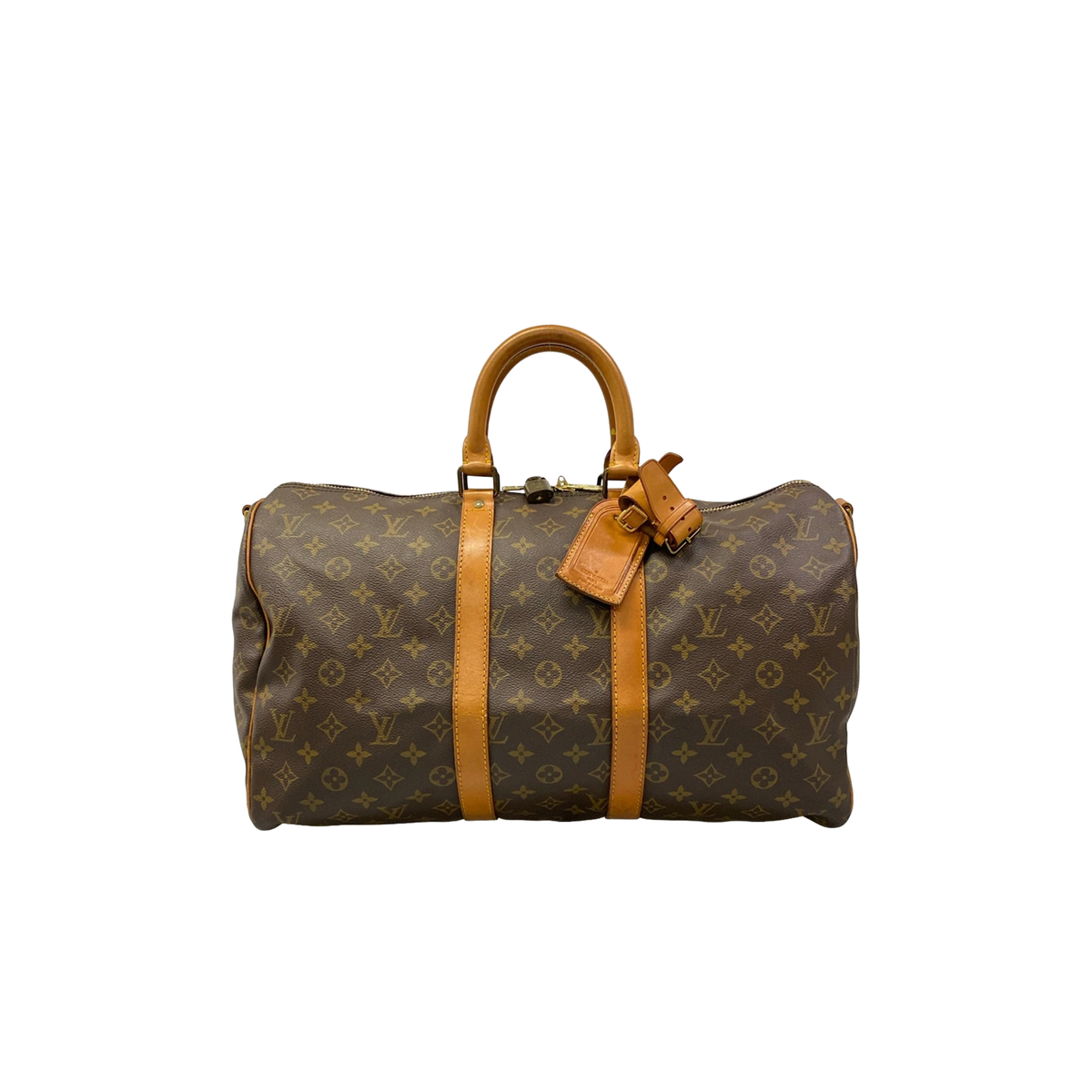 SAC LOUIS VUITTON KEEPALL BANDOULIÈRE 45 - TOILE MONOGRAM MARRON