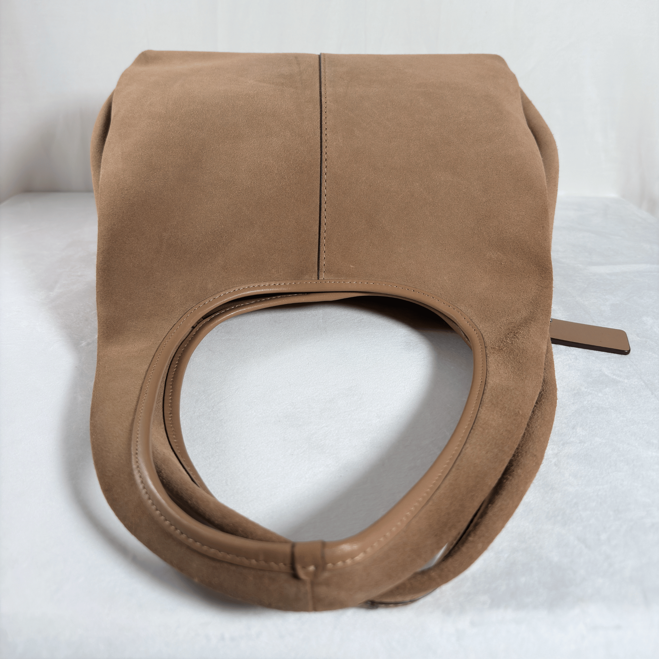 SAC EPAULE COACH LANA - DAIM SABLE