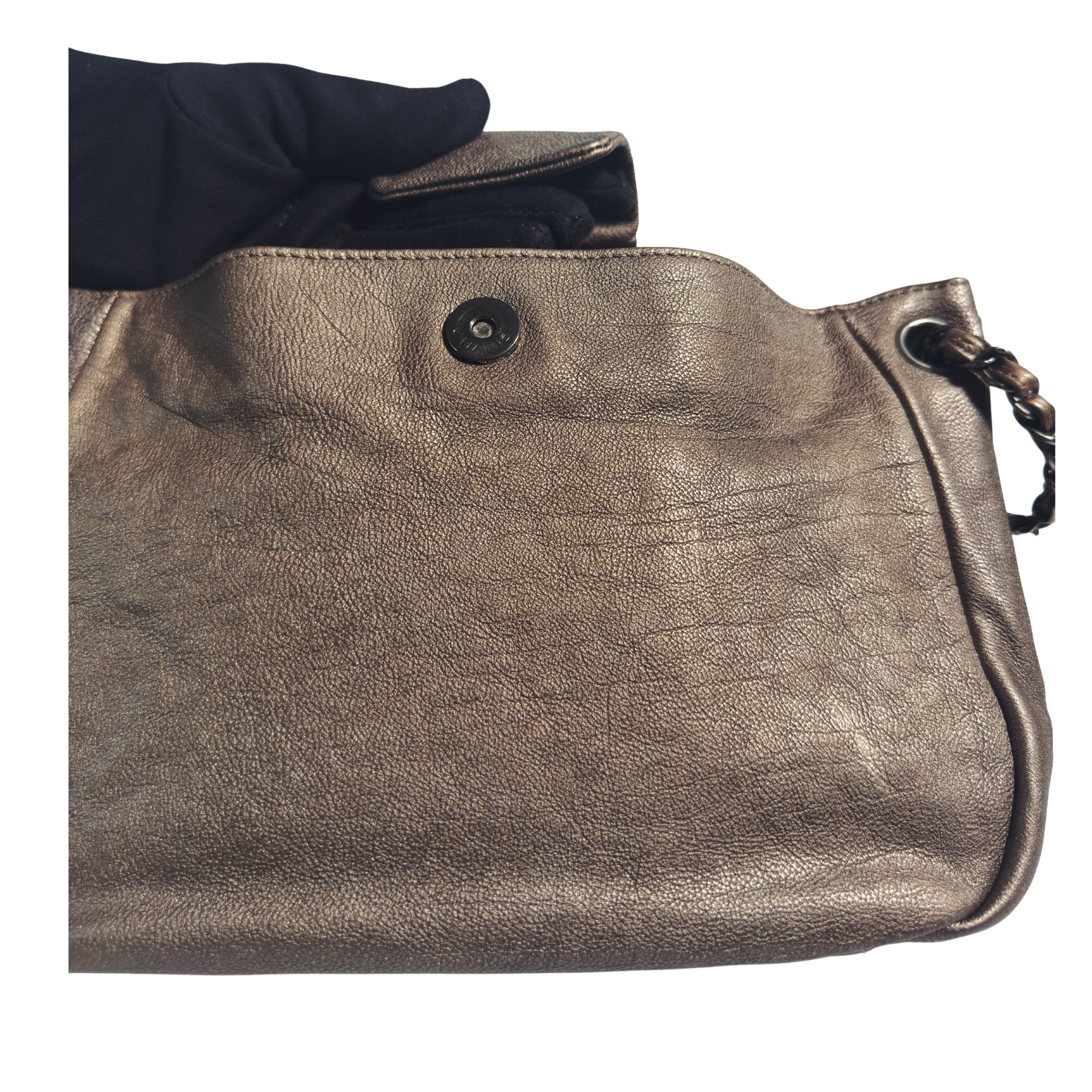 Chanel Luxe Ligne Accordion Flap | Cuir Bronze Vieilli