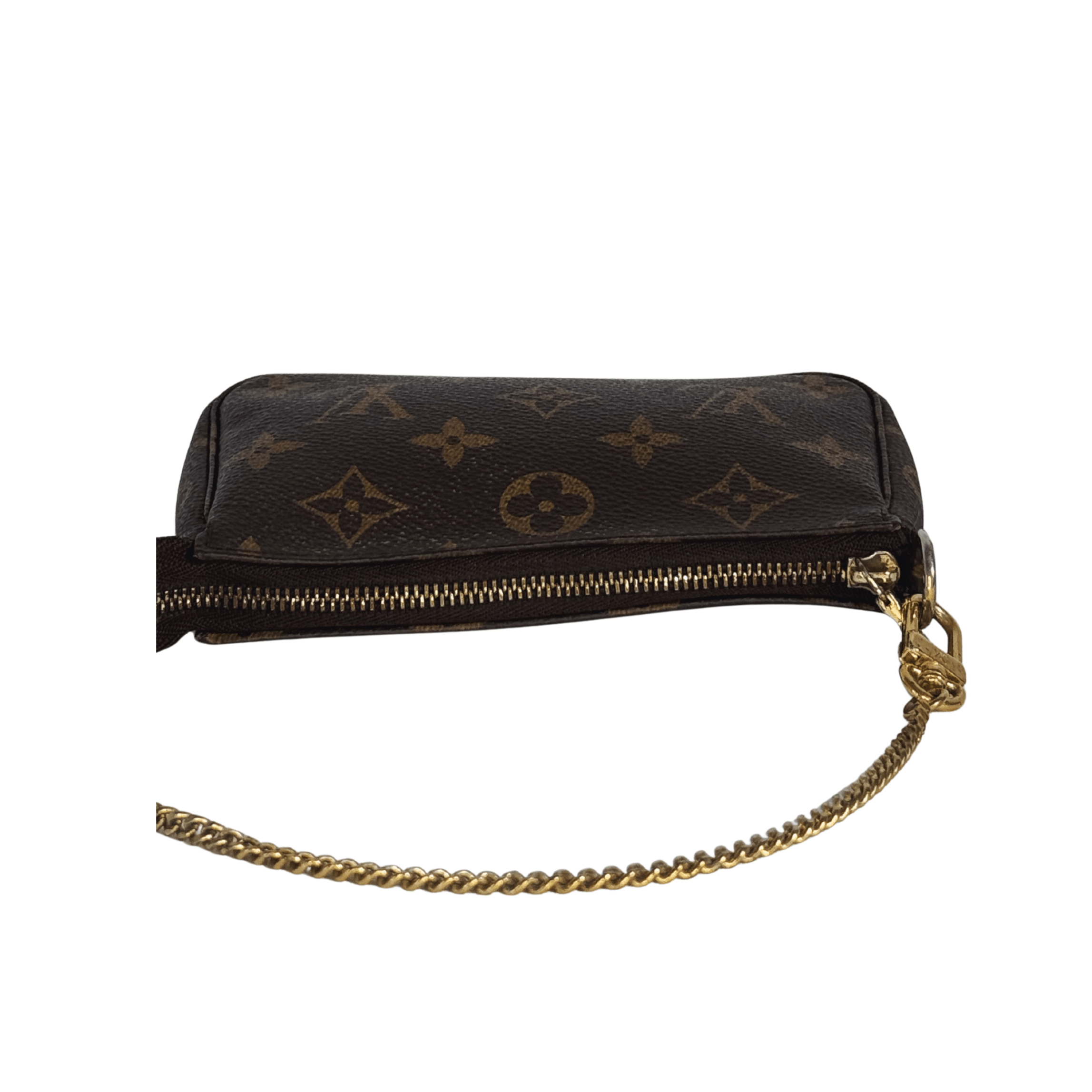 Mini Pochette Accessoires Vintage – Toile Monogramme - La Belle Boutique