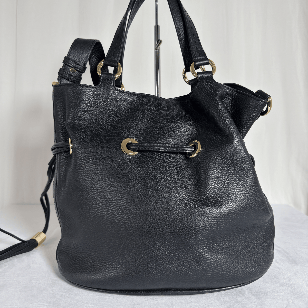LANCEL - PREMIER FLIRT M - CUIR GRAINÉ NOIR - JAMAIS PORTE - La Belle Boutique