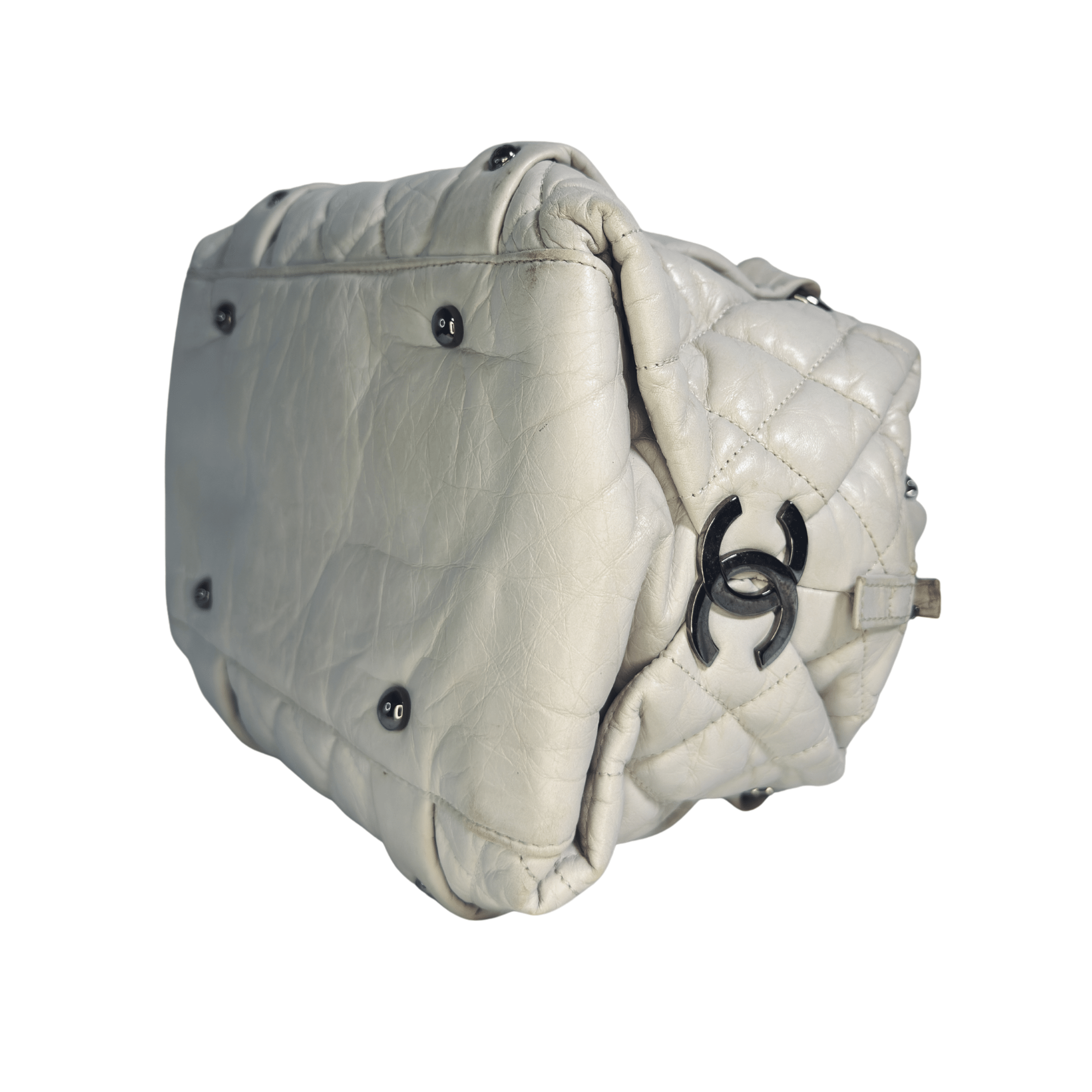 Chanel Lady Braid Bowler | Cuir d’Agneau Veilli Matelassé - La Belle Boutique