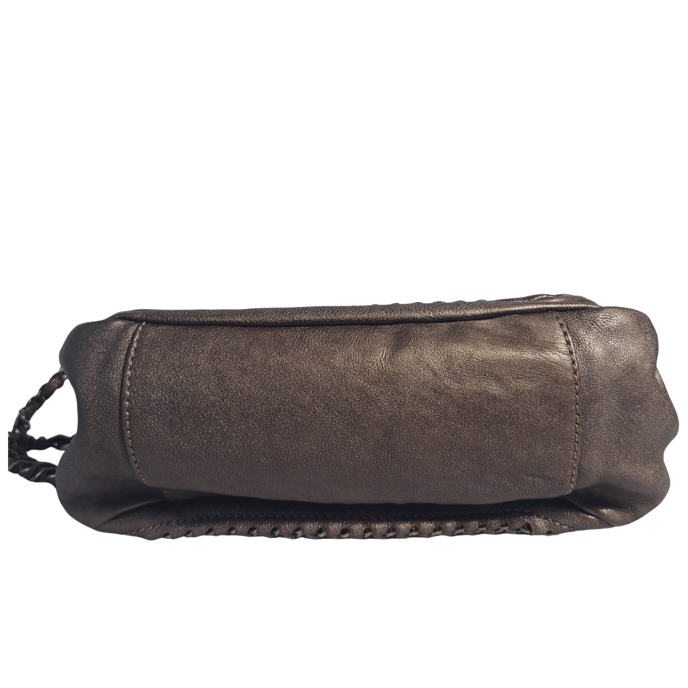 Chanel Luxe Ligne Accordion Flap | Cuir Bronze Vieilli - La Belle Boutique