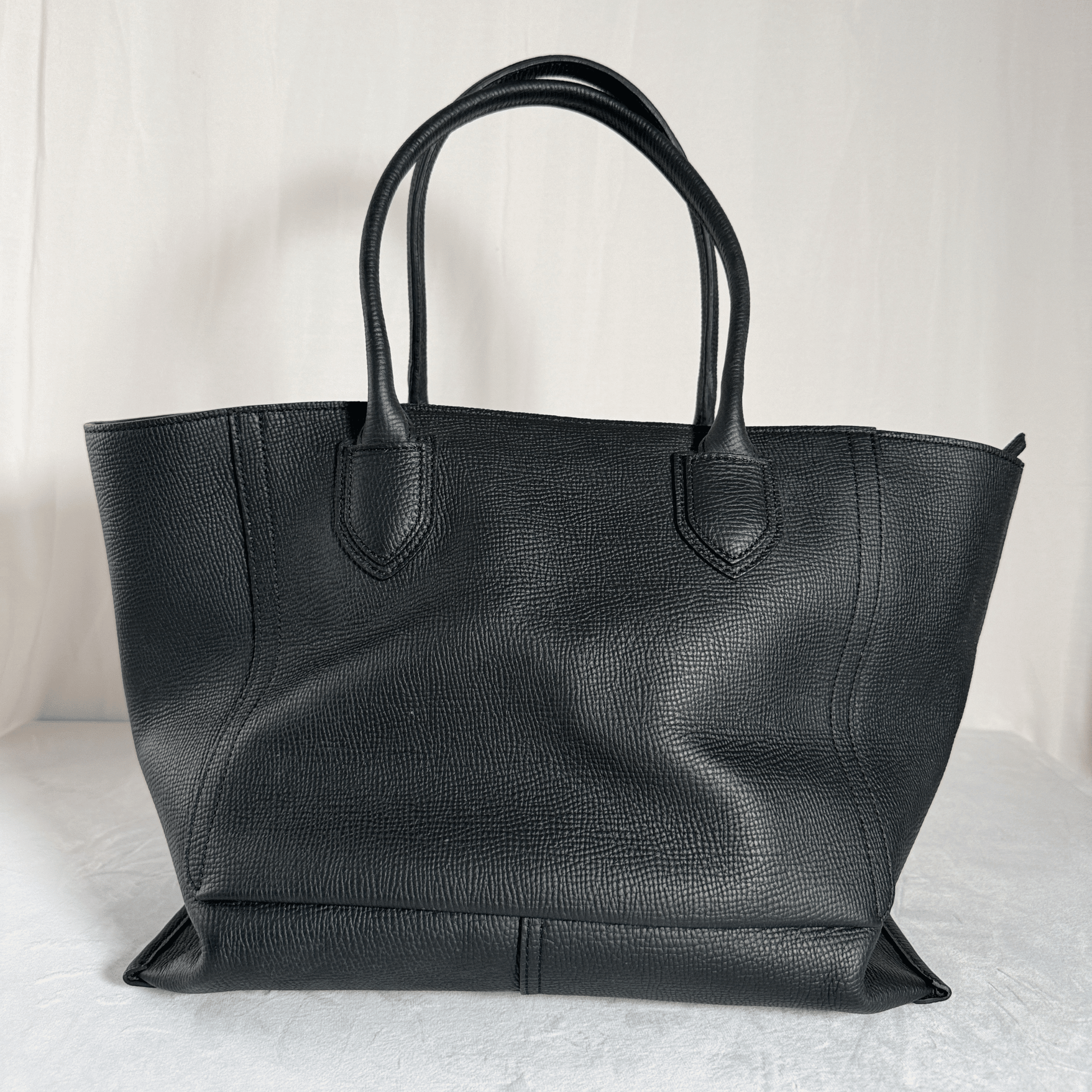 SAC LONGCHAMP MAILBOX – TAILLE L – CUIR GRAINE NOIR - La Belle Boutique