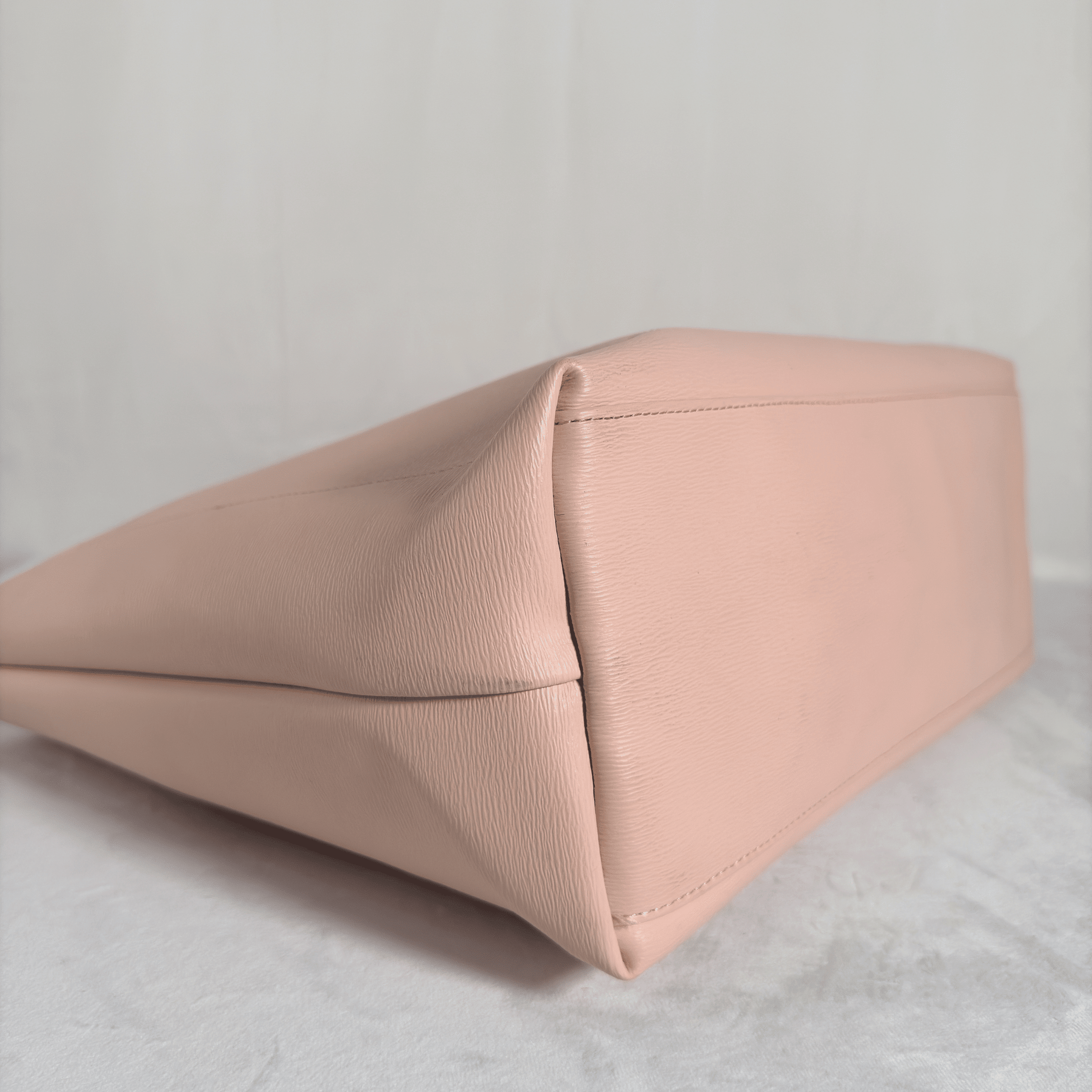 SAC CABAS LONGCHAMP LE PLIAGE CUIR - ROSE POUDRE - La Belle Boutique