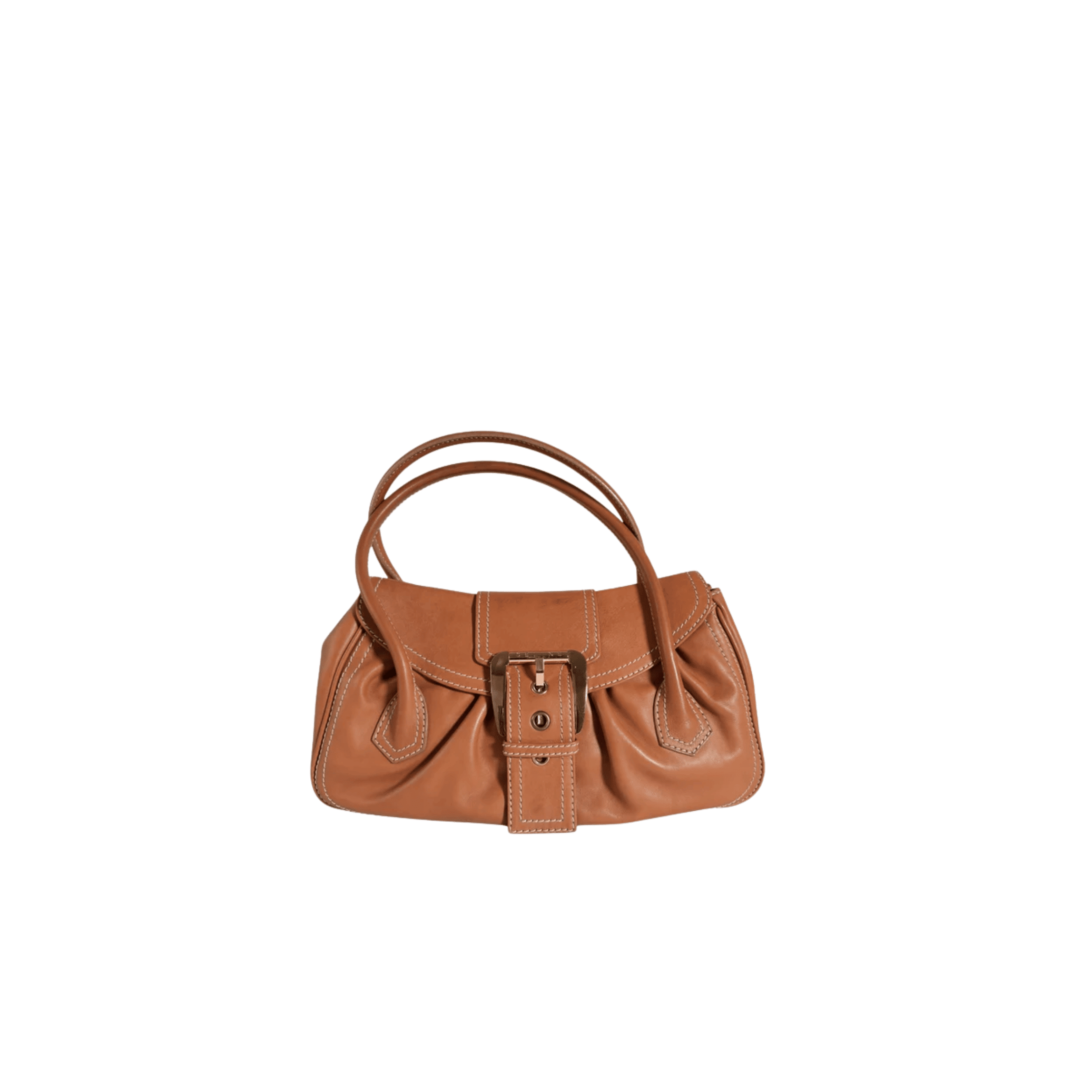 SAC CELINE BOOGIE BAG - CUIR LISSE CAMEL - VINTAGE - La Belle Boutique
